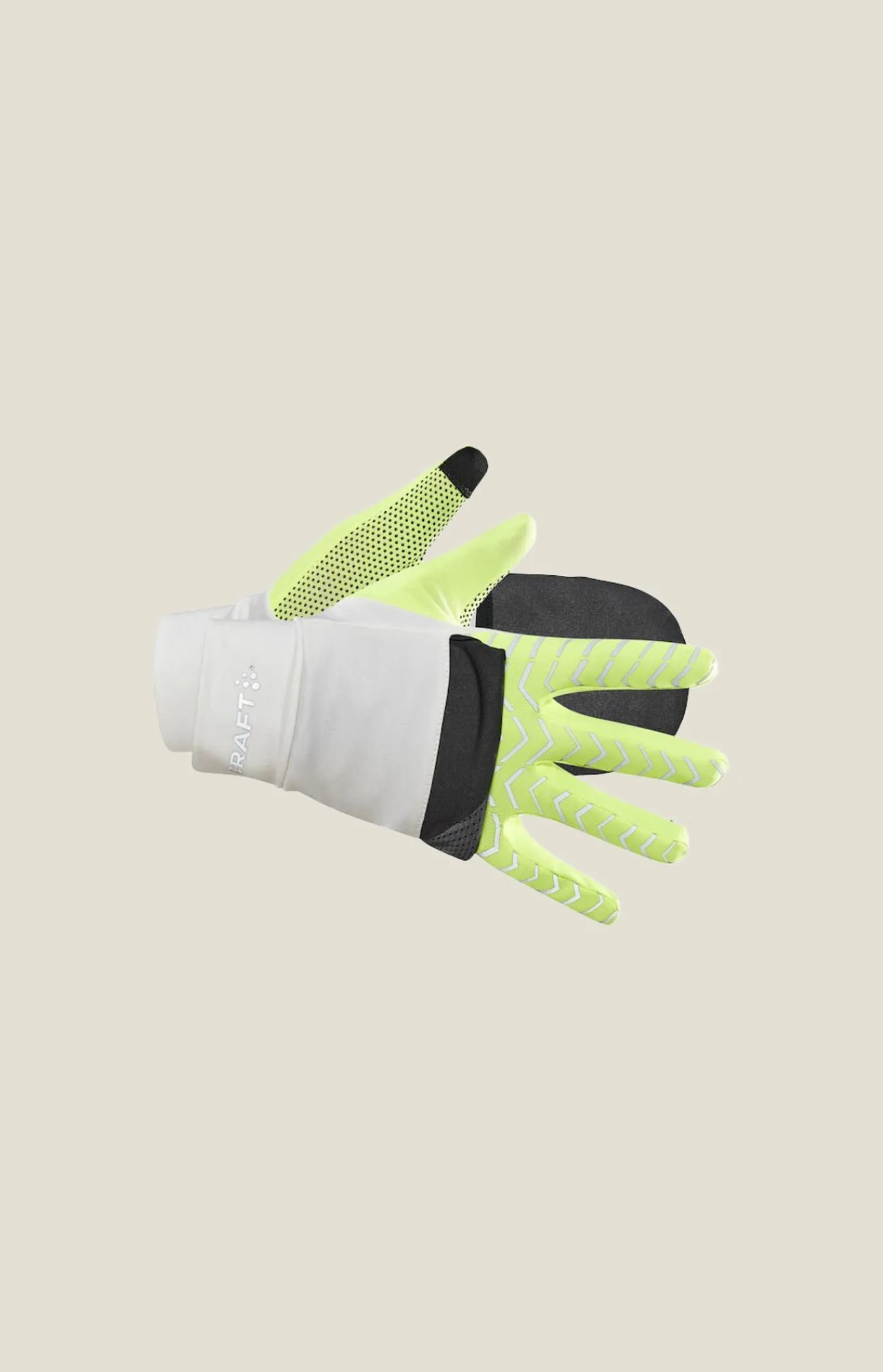 Hansker & Votter|Hansker & Votter>Craft Sportswear ADV Lumen Fleece Hybrid Glove Ash White-Flumino