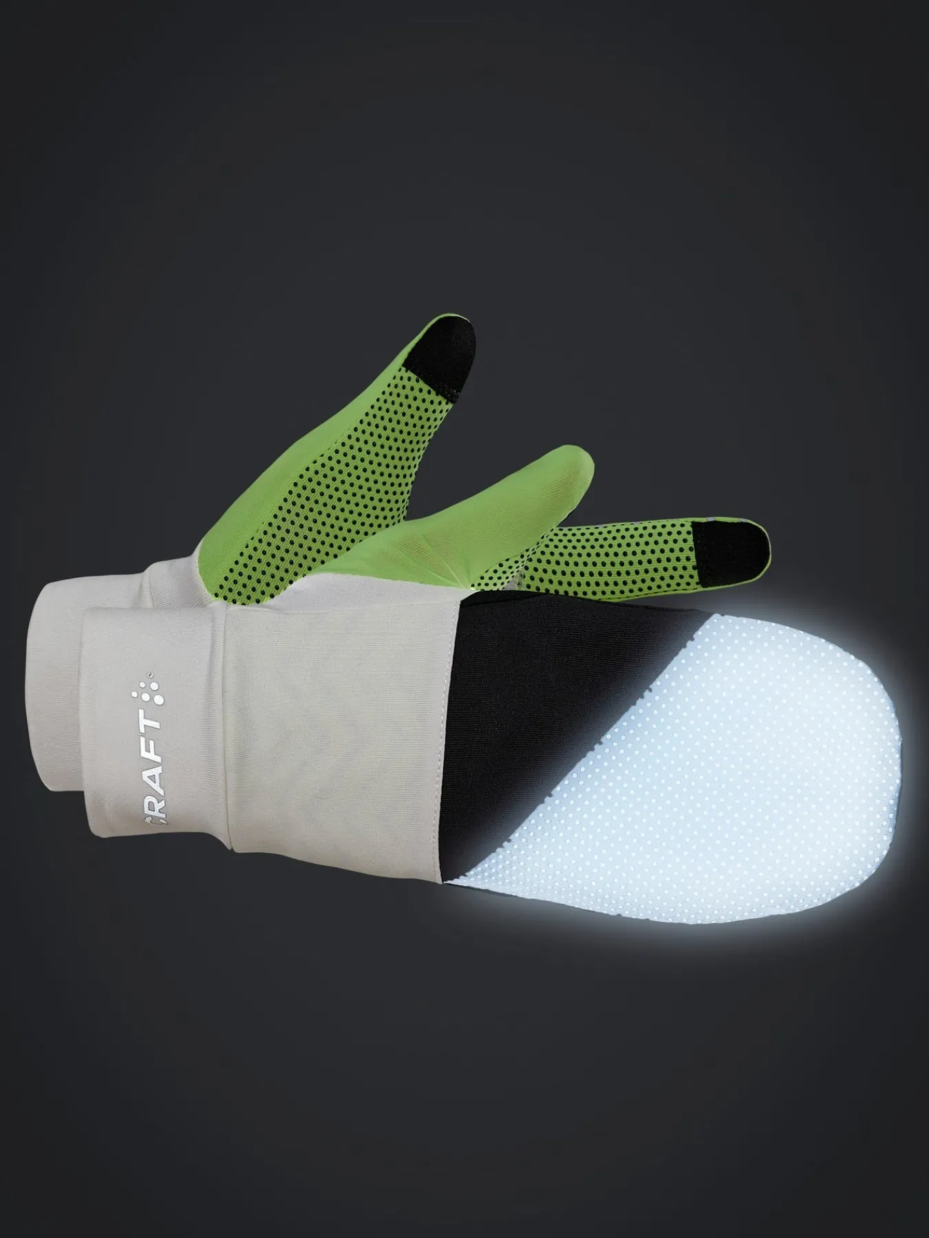 Hansker & Votter|Hansker & Votter>Craft Sportswear ADV Lumen Fleece Hybrid Glove Ash White-Flumino