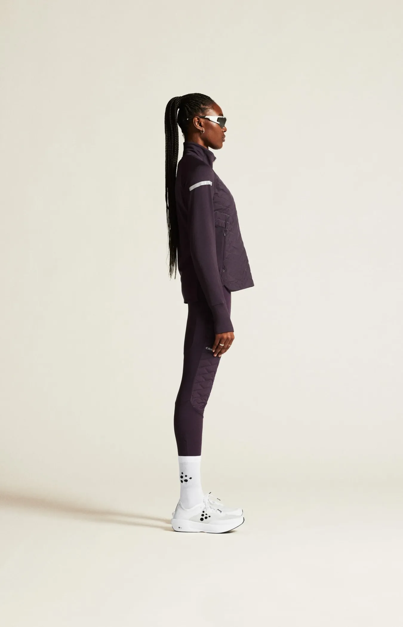 Jakker & Vester|Løping>Craft Sportswear ADV SubZ Jacket 3 W Dk Plum