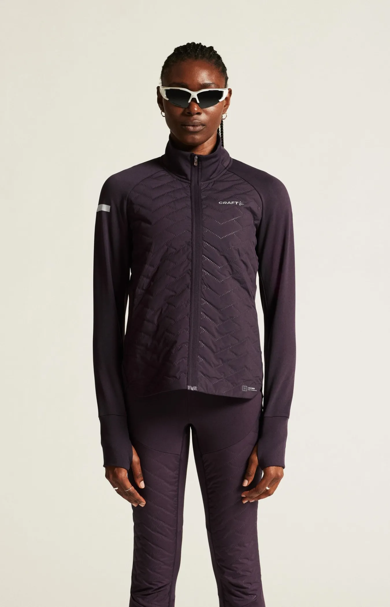 Jakker & Vester|Løping>Craft Sportswear ADV SubZ Jacket 3 W Dk Plum