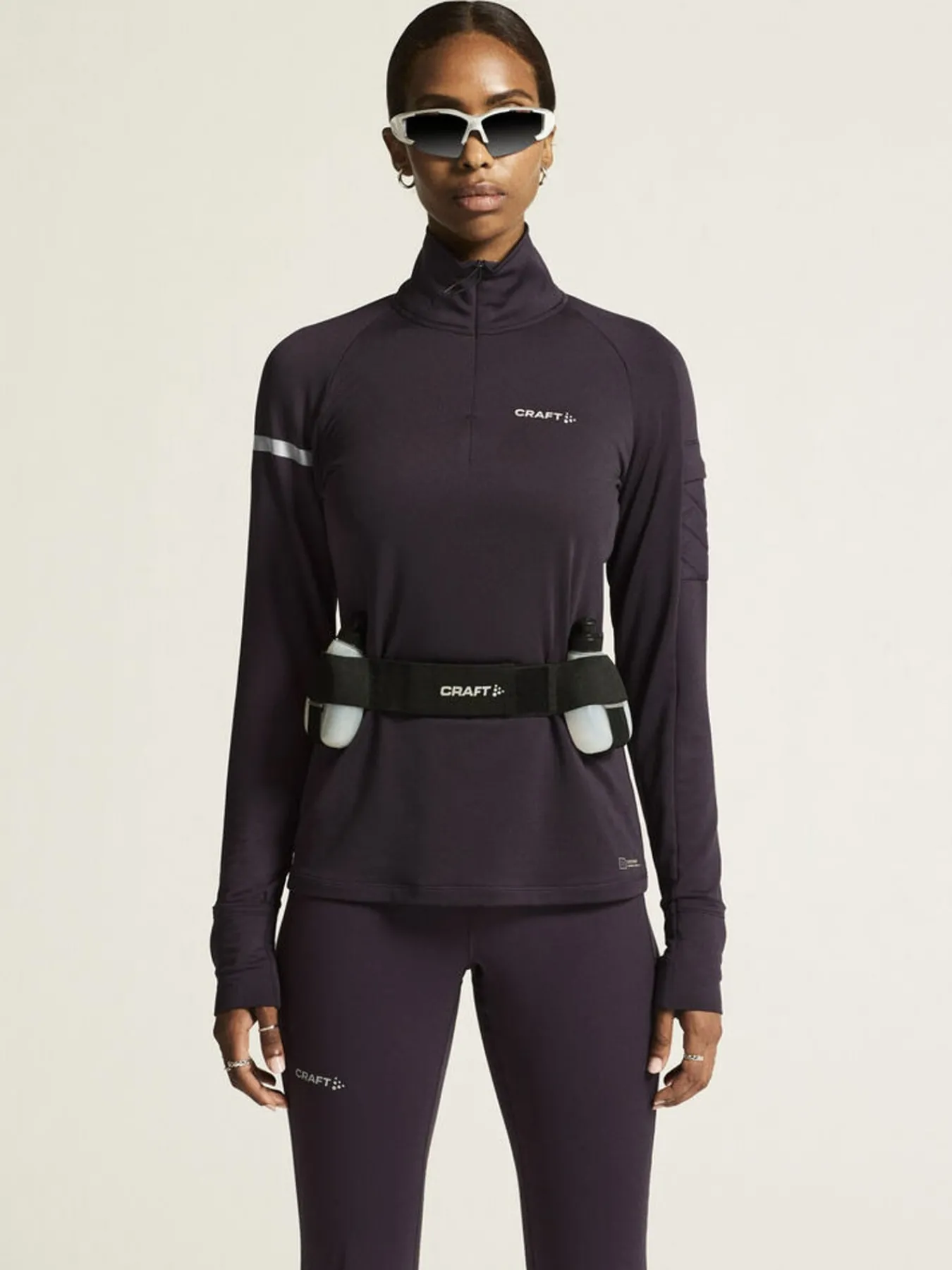Gensere|Løping>Craft Sportswear ADV SubZ LS 2 W Dk Plum