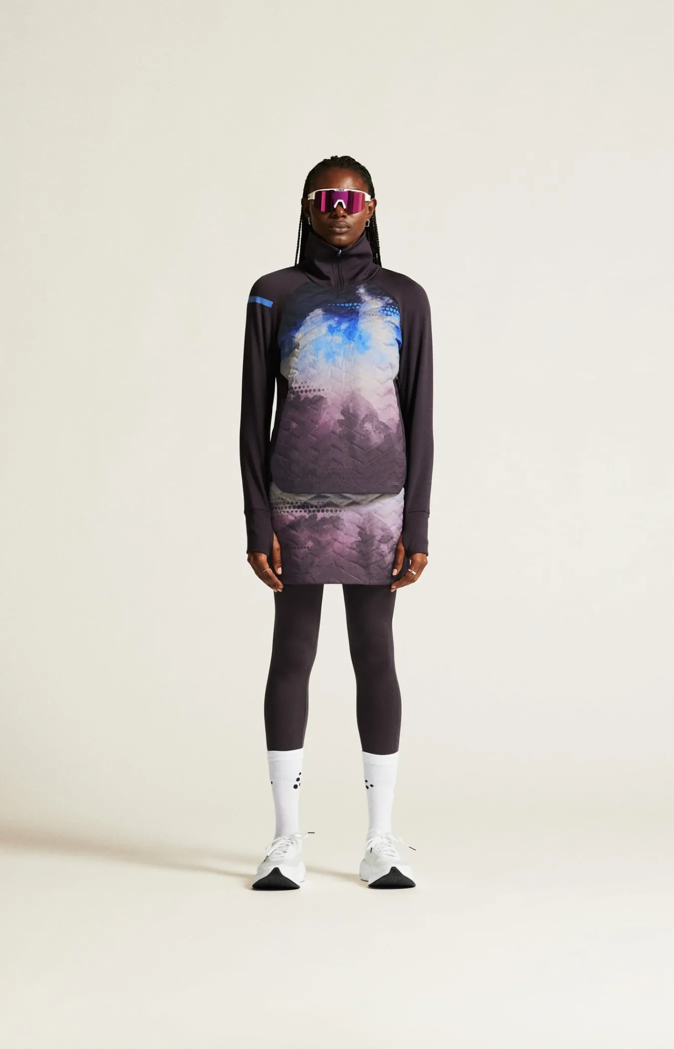 Jakker & Vester|Løping>Craft Sportswear ADV SubZ Sweater 3 W Dk Plum/Multi