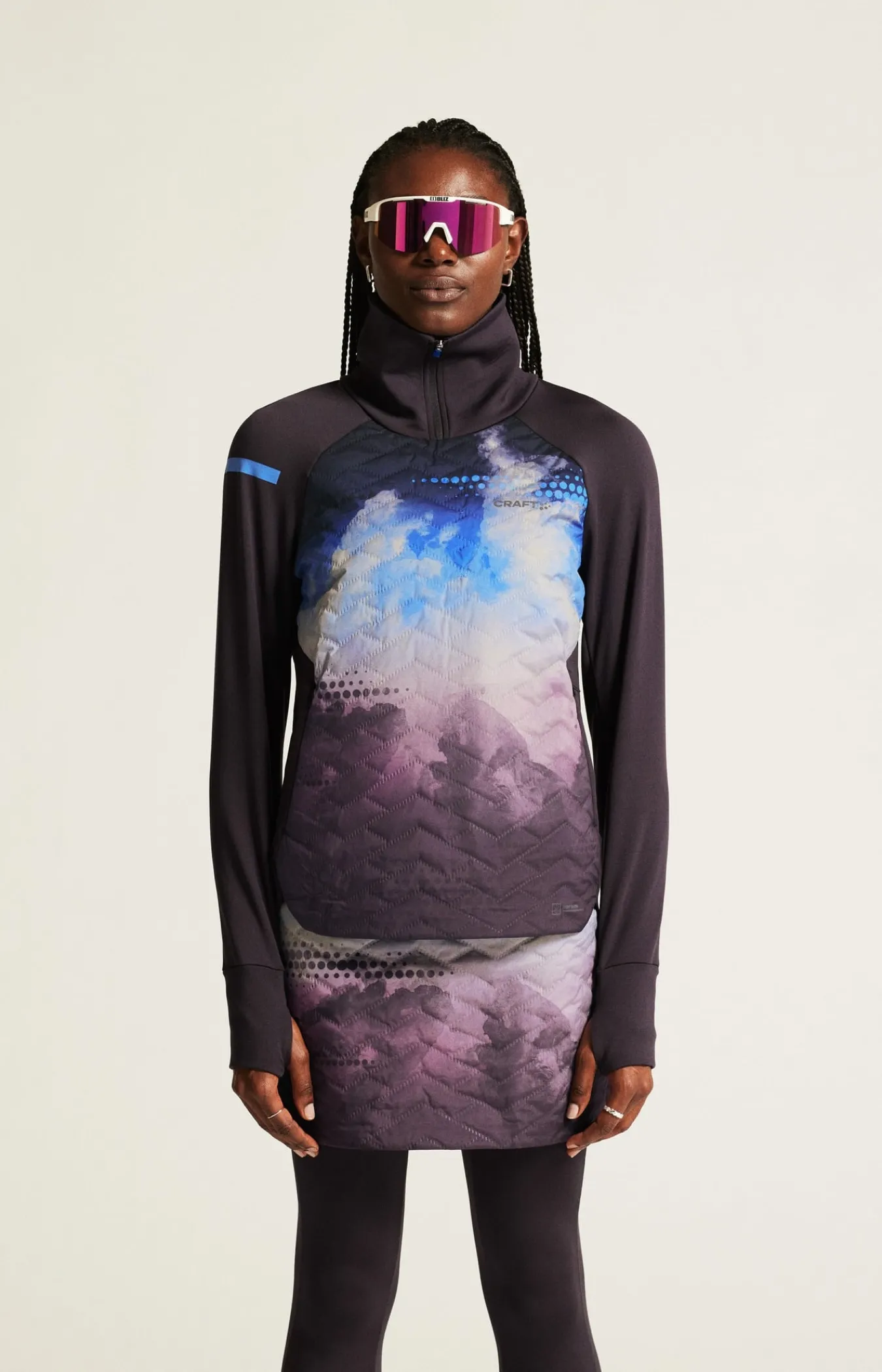 Jakker & Vester|Løping>Craft Sportswear ADV SubZ Sweater 3 W Dk Plum/Multi