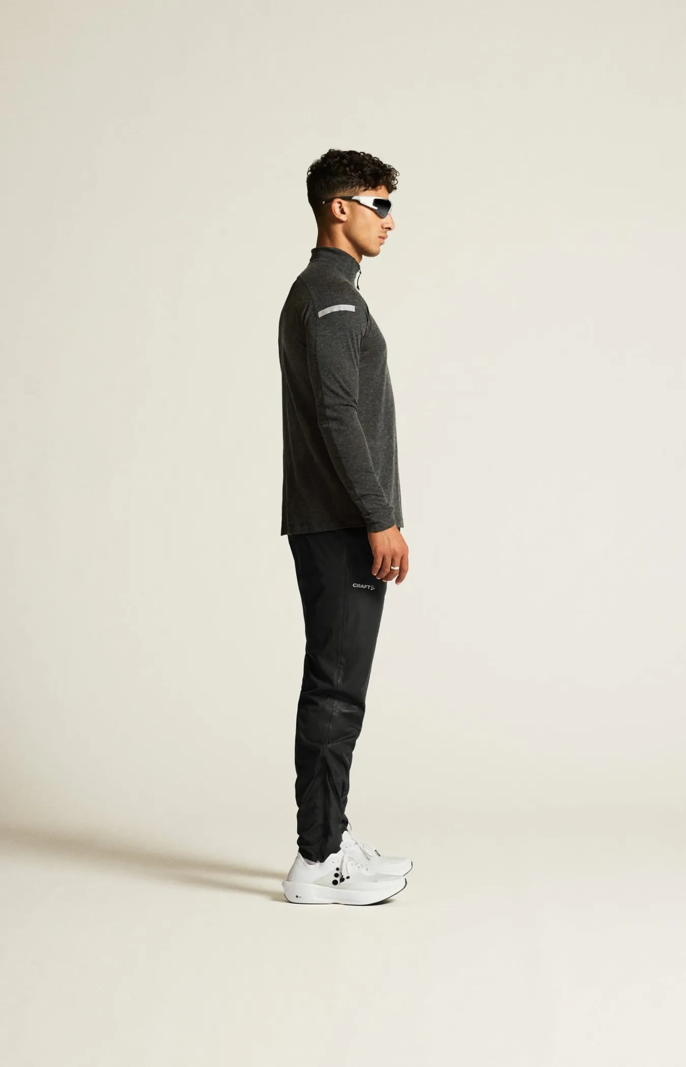 T-Skjorter & Singleter|Løping>Craft Sportswear ADV SubZ Wool LS Tee 3 M Black/Melange