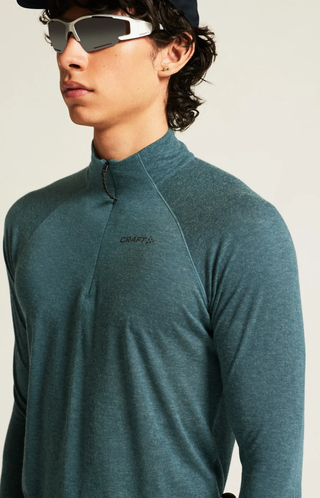 T-Skjorter & Singleter|Løping>Craft Sportswear ADV SubZ Wool LS Tee 3 M Alfa/Melange