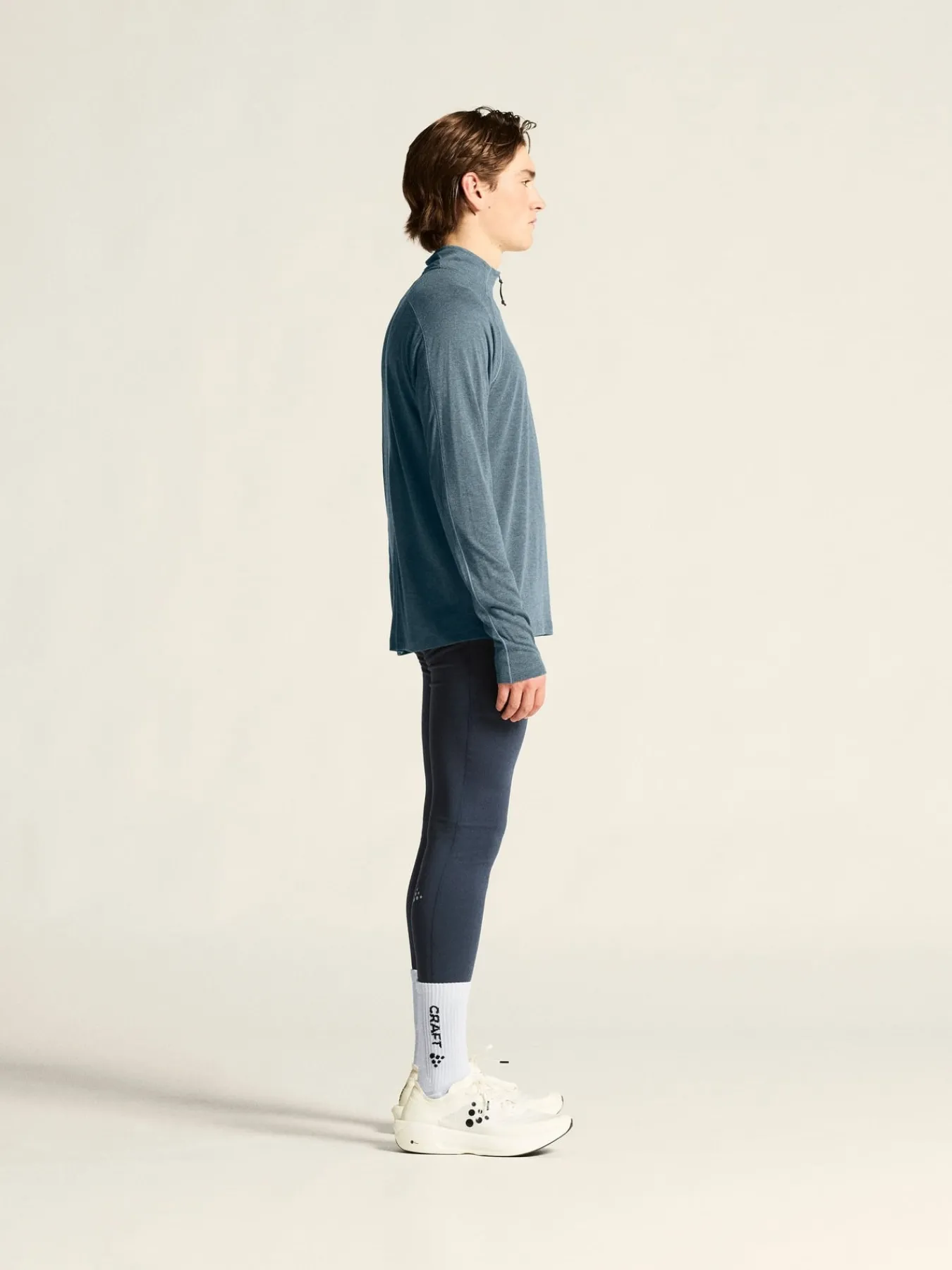 T-Skjorter & Singleter|Løping>Craft Sportswear ADV SubZ Wool LS Tee 3 M Real/Melange