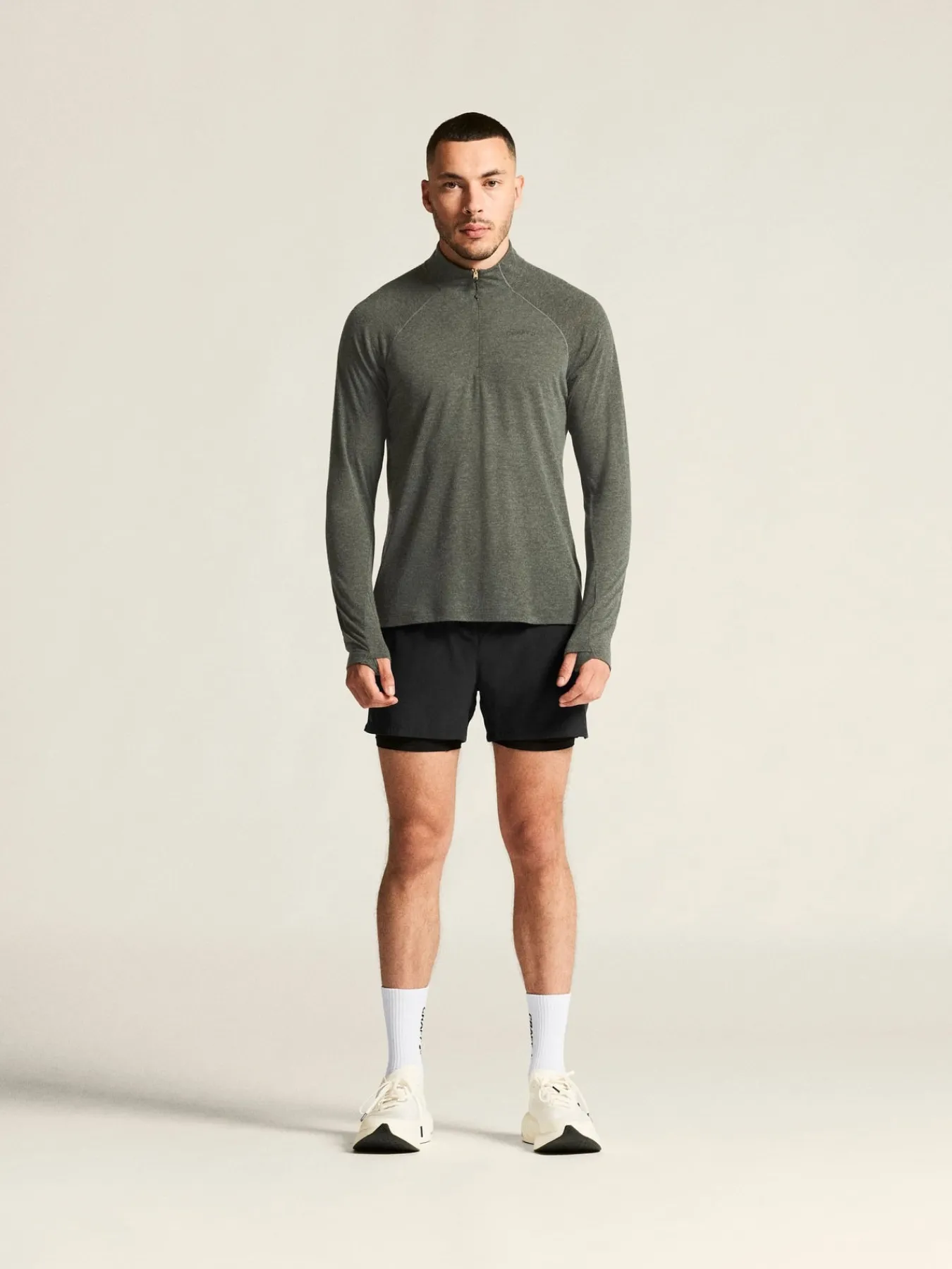 T-Skjorter & Singleter|Løping>Craft Sportswear ADV SubZ Wool LS Tee 3 M Chimera/Melange