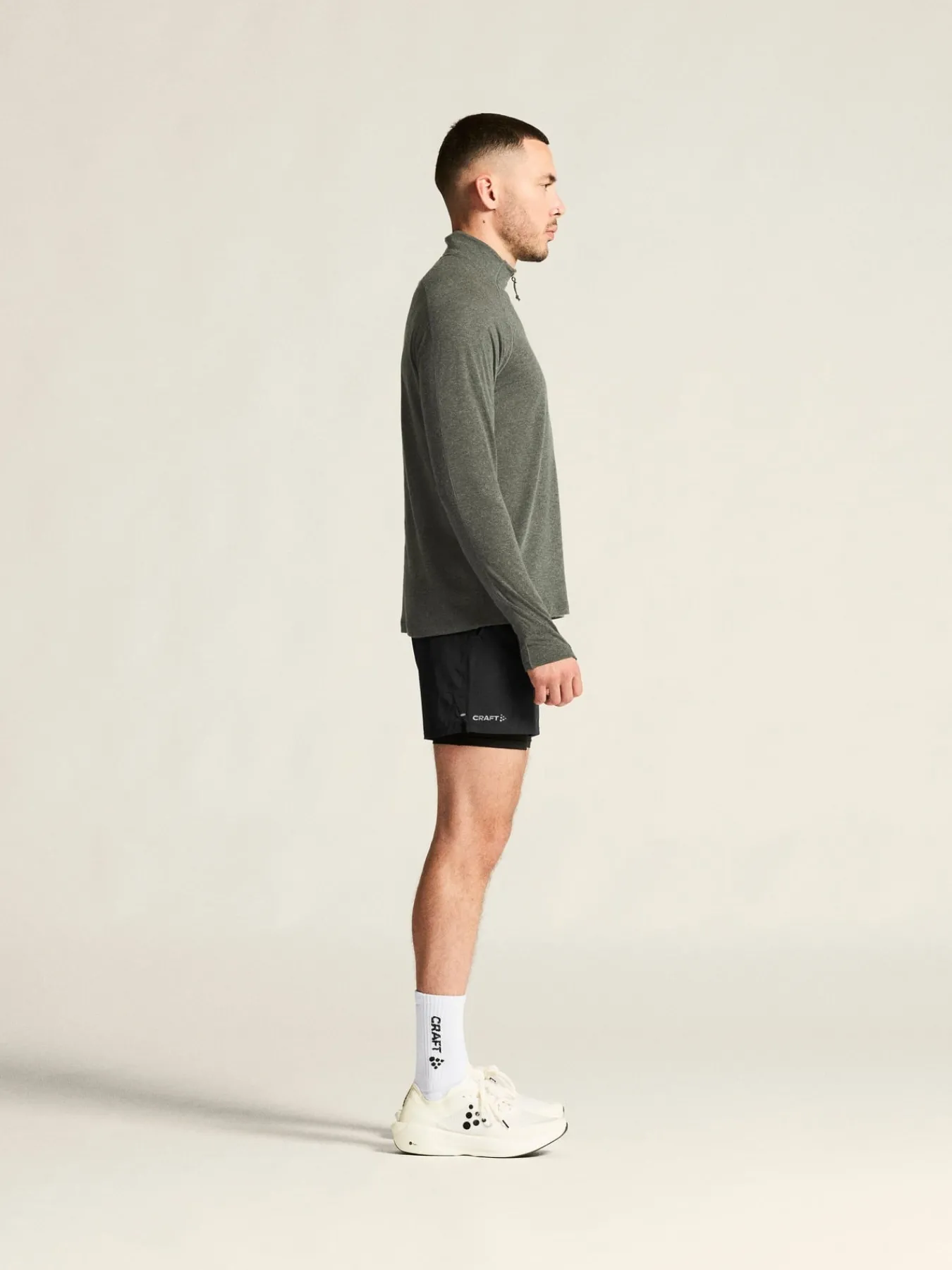 T-Skjorter & Singleter|Løping>Craft Sportswear ADV SubZ Wool LS Tee 3 M Chimera/Melange