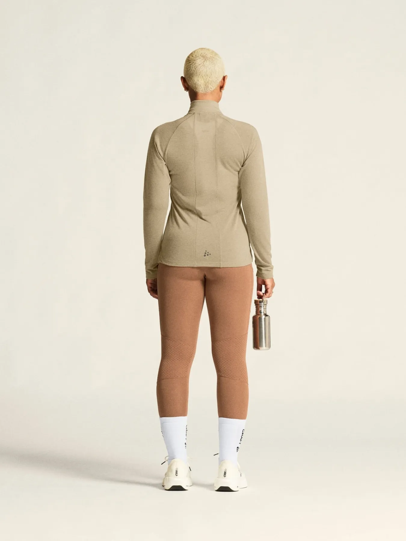 Gensere|Løping>Craft Sportswear ADV SubZ Wool LS Tee 3 W Hay/Melange