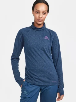 Gensere|Løping>Craft Sportswear ADV SubZ Wool LS Tee 2 W Tide