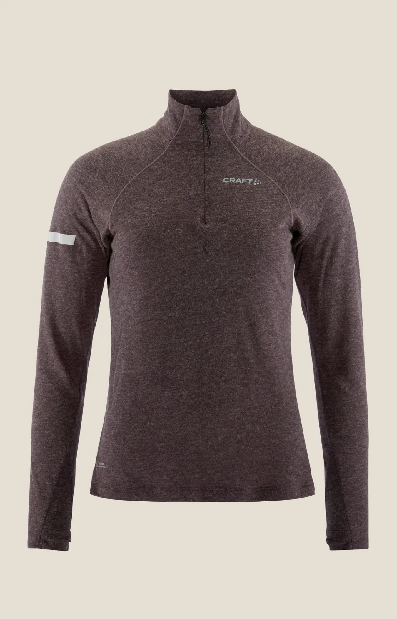 Gensere|Løping>Craft Sportswear ADV SubZ Wool LS Tee 3 W Dk Plum/Melange