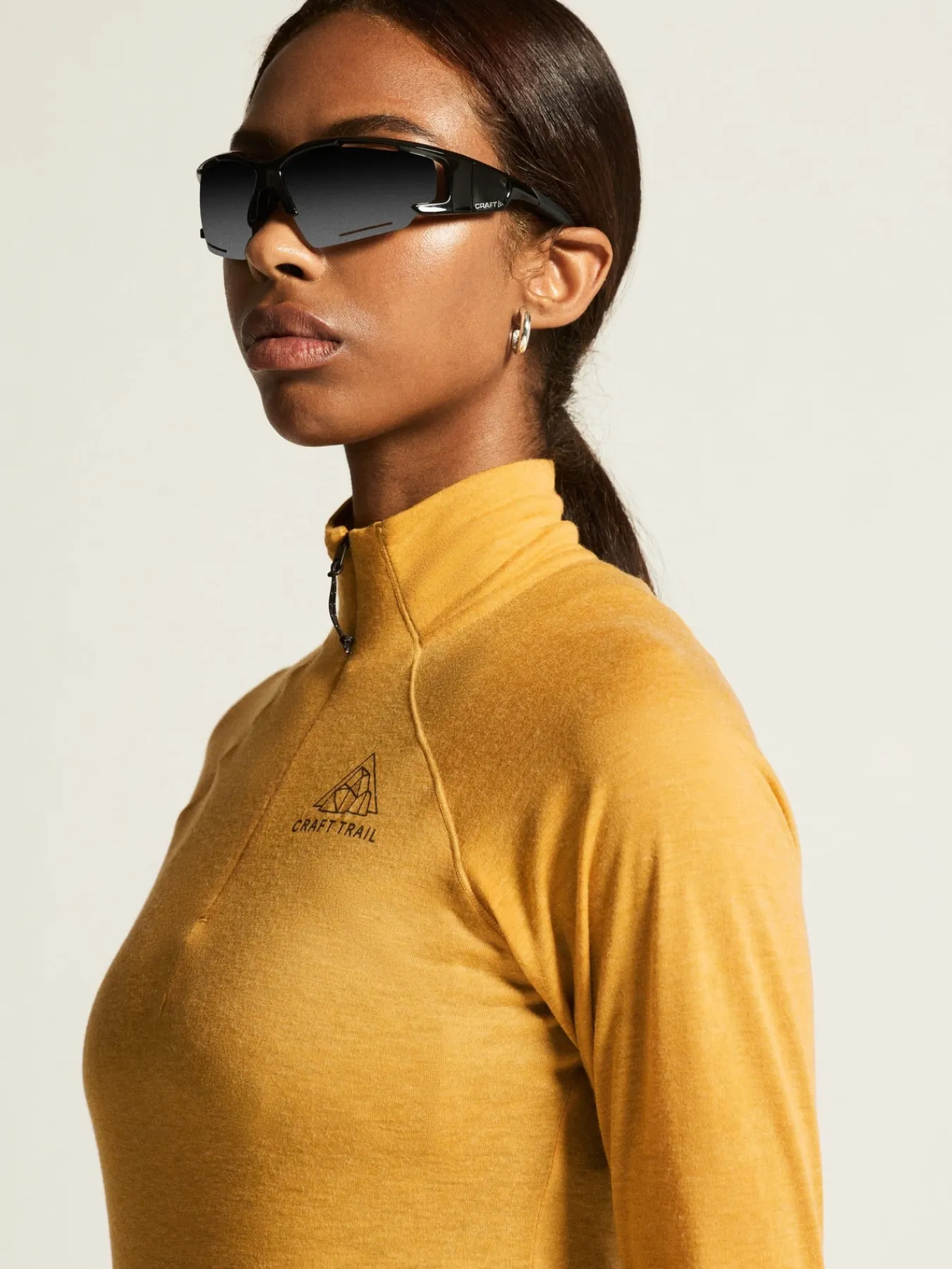 Gensere|Løping>Craft Sportswear ADV SubZ Wool LS Tee 3 W Turmeric/Melange