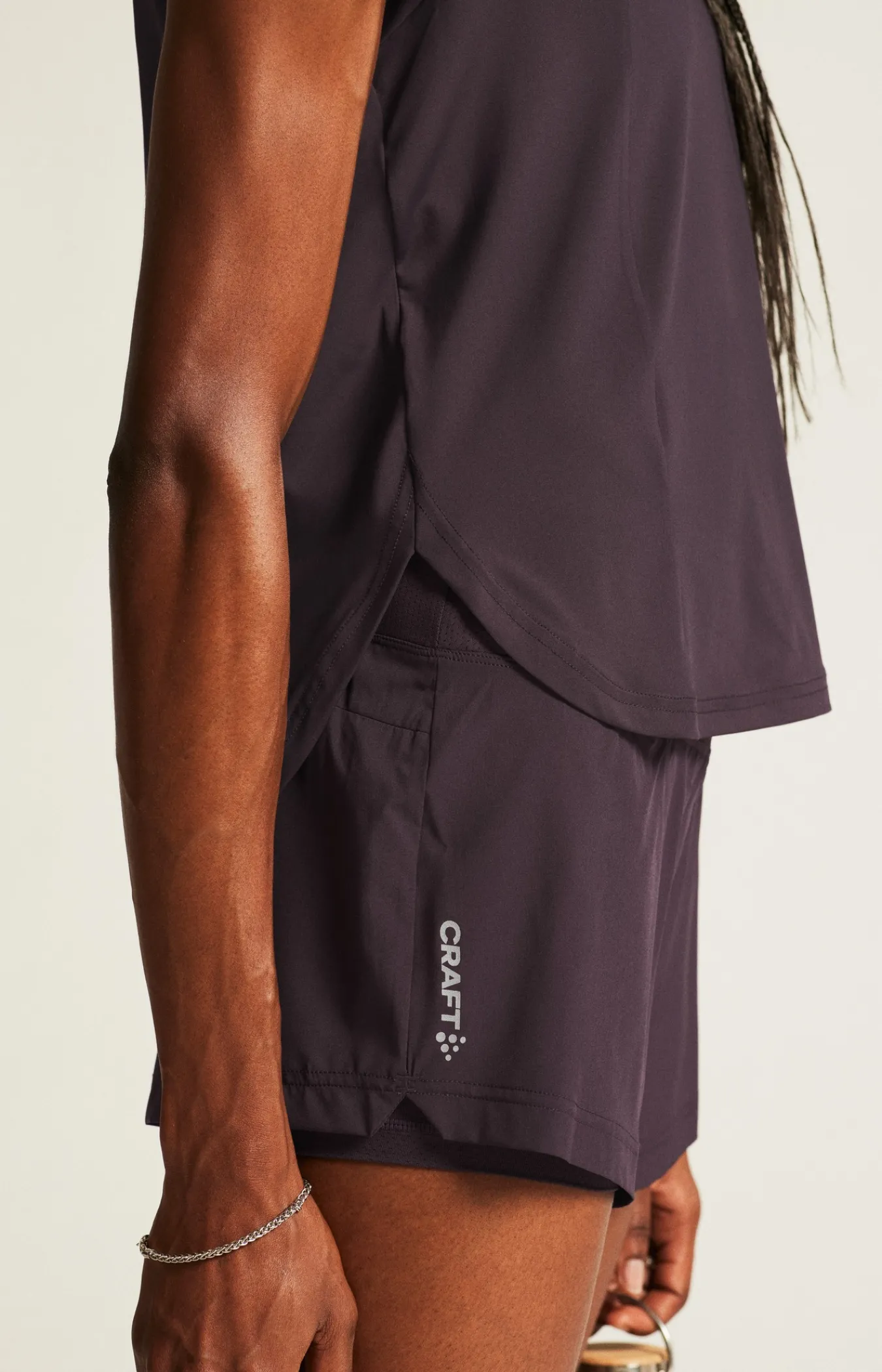 T-Skjorter & Singleter|Trening>Craft Sportswear ADV Tone Tee 2 W Dk Plum