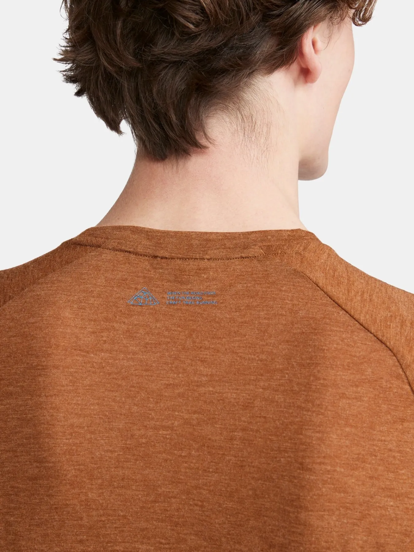 T-Skjorter & Singleter|Løping>Craft Sportswear ADV Trail Wool Ss Tee M Roots-Melange