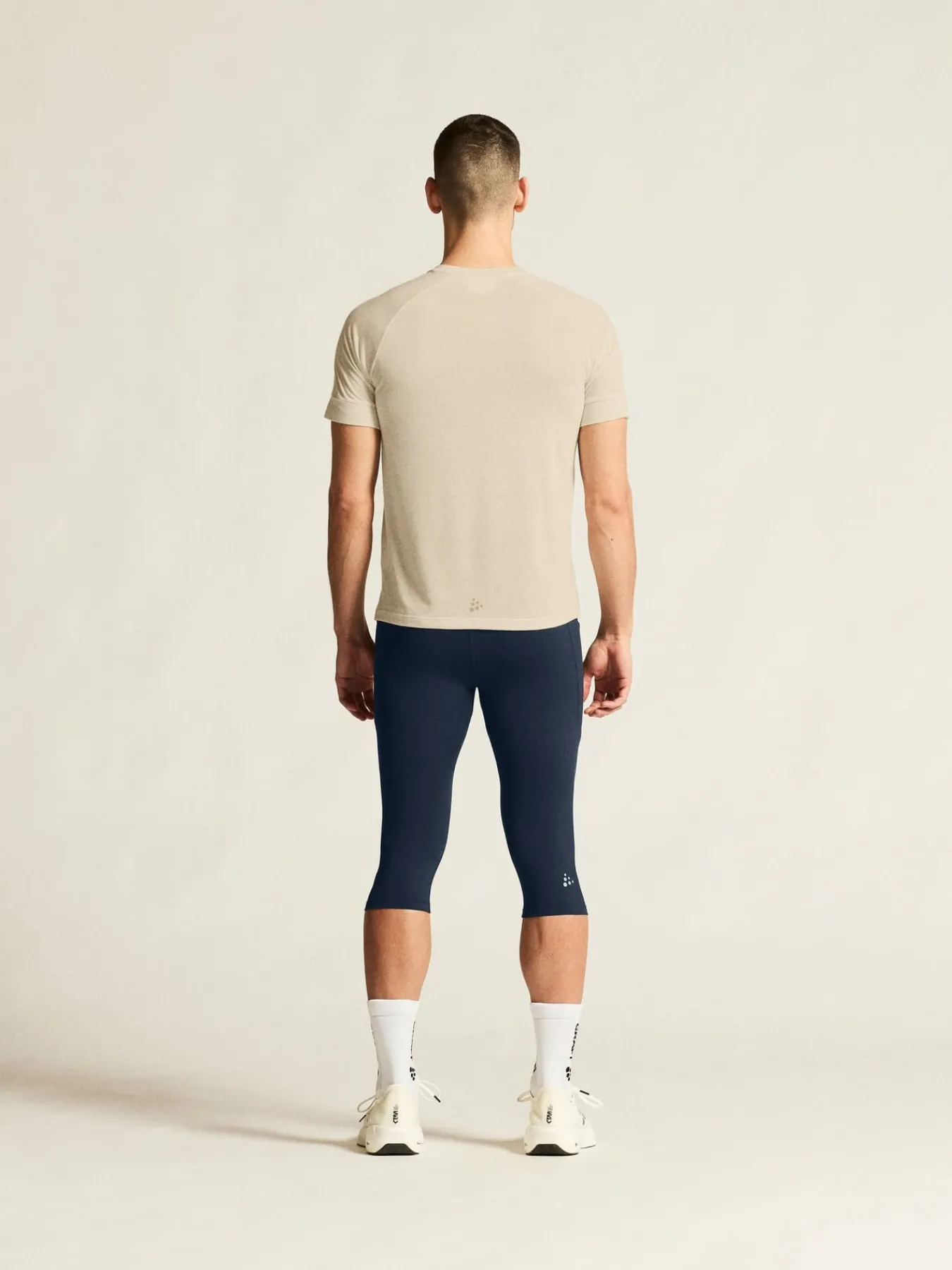 T-Skjorter & Singleter|Løping>Craft Sportswear ADV Trail Wool Ss Tee M Tofu Melange