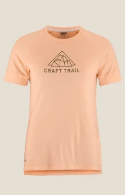 T-Skjorter & Singleter|Løping>Craft Sportswear ADV Trail Wool Ss Tee W Touch/Melange