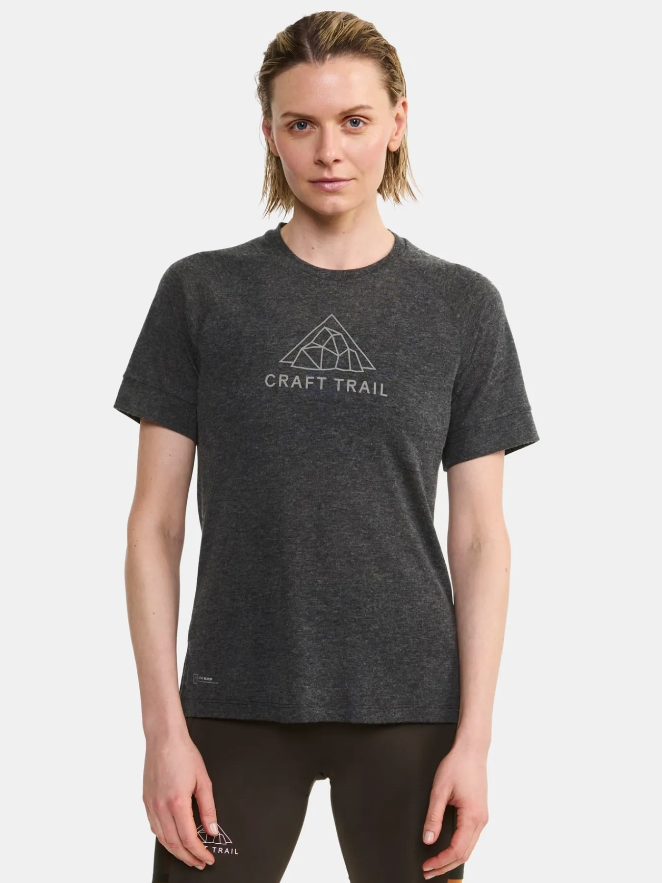 T-Skjorter & Singleter|Løping>Craft Sportswear ADV Trail Wool Ss Tee W Black-Melange