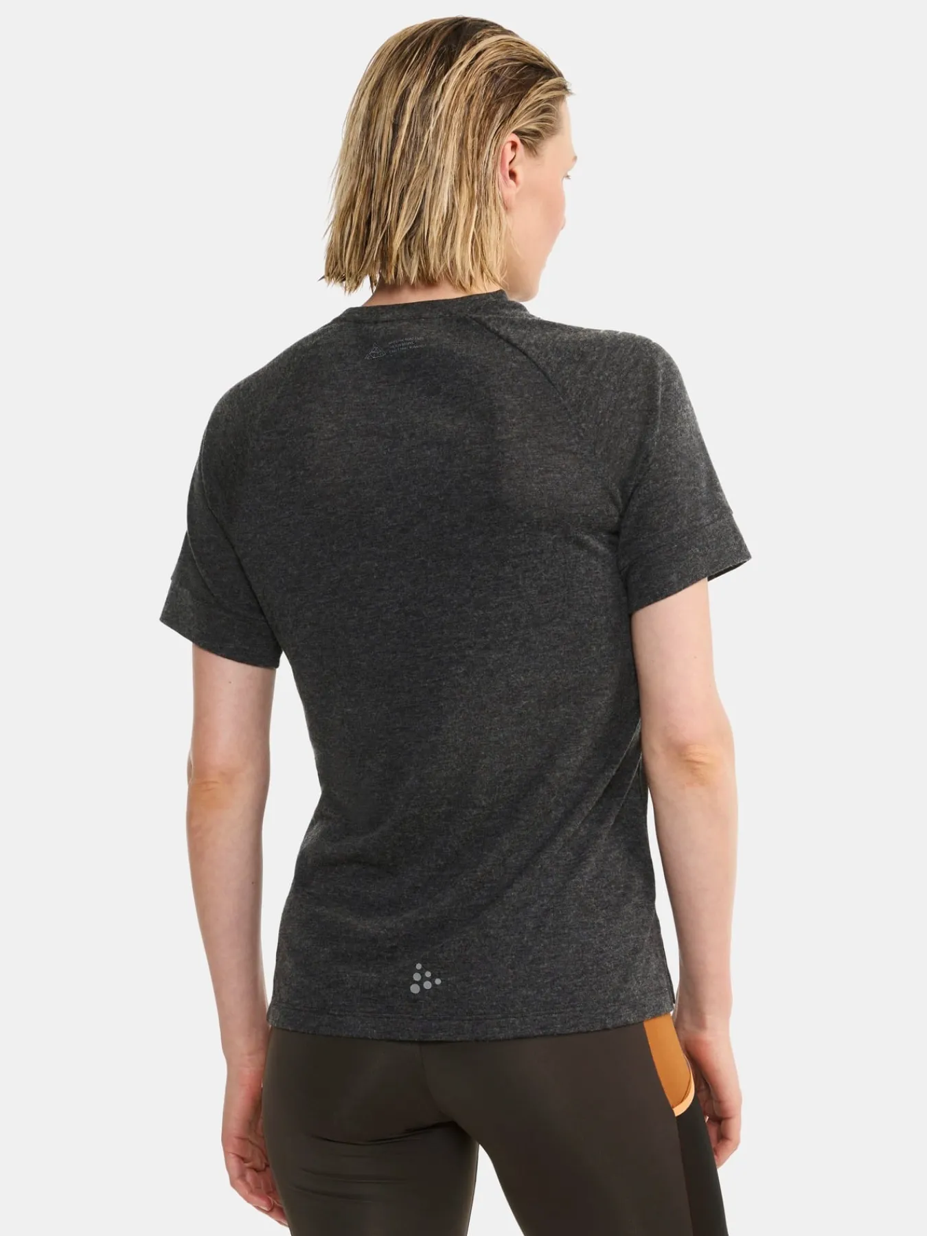 T-Skjorter & Singleter|Løping>Craft Sportswear ADV Trail Wool Ss Tee W Black-Melange