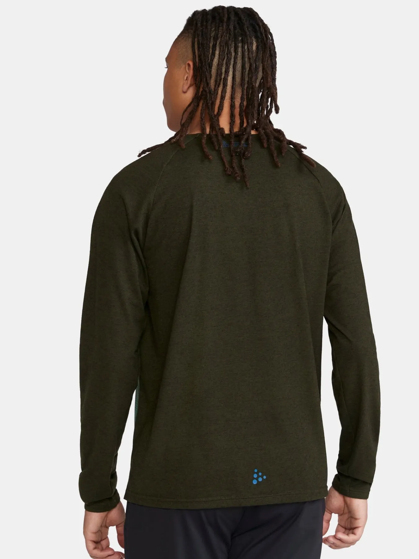 T-Skjorter & Singleter|Løping>Craft Sportswear ADV Trail Wool Wind LS Tee M Juniper-Melange