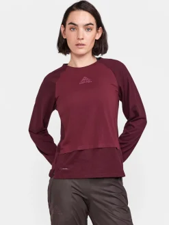 Gensere|Løping>Craft Sportswear ADV Trail Wool Wind LS Tee W Punsch-Melange