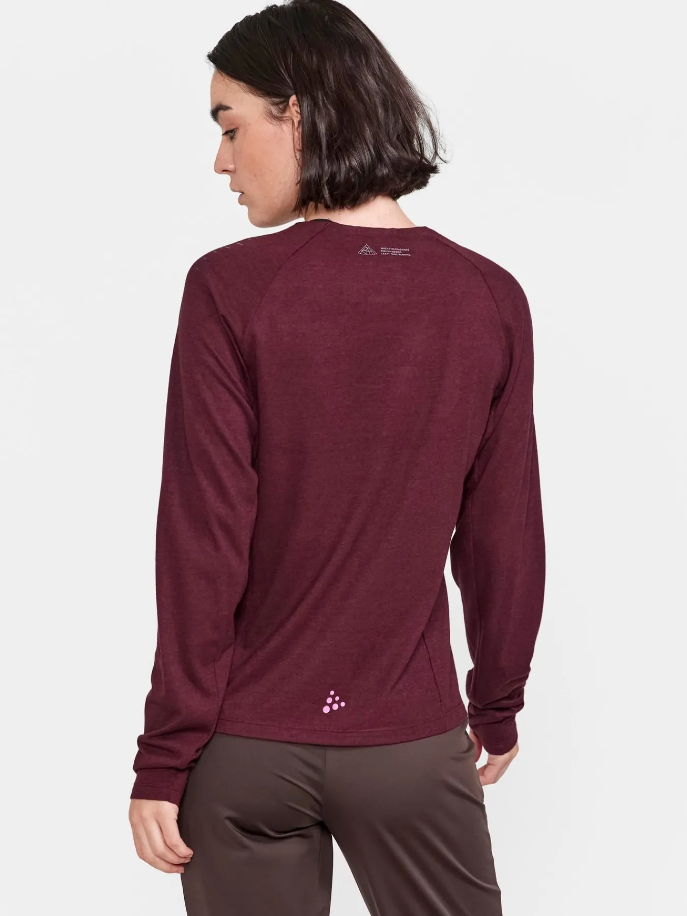 Gensere|Løping>Craft Sportswear ADV Trail Wool Wind LS Tee W Punsch-Melange