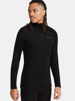 T-Skjorter & Singleter|Ull- & Superundertøy>Craft Sportswear ADV Wool Merino HZ M Black