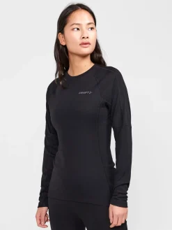 Gensere|Ull- & Superundertøy>Craft Sportswear ADV Wool Merino RN LS W Black