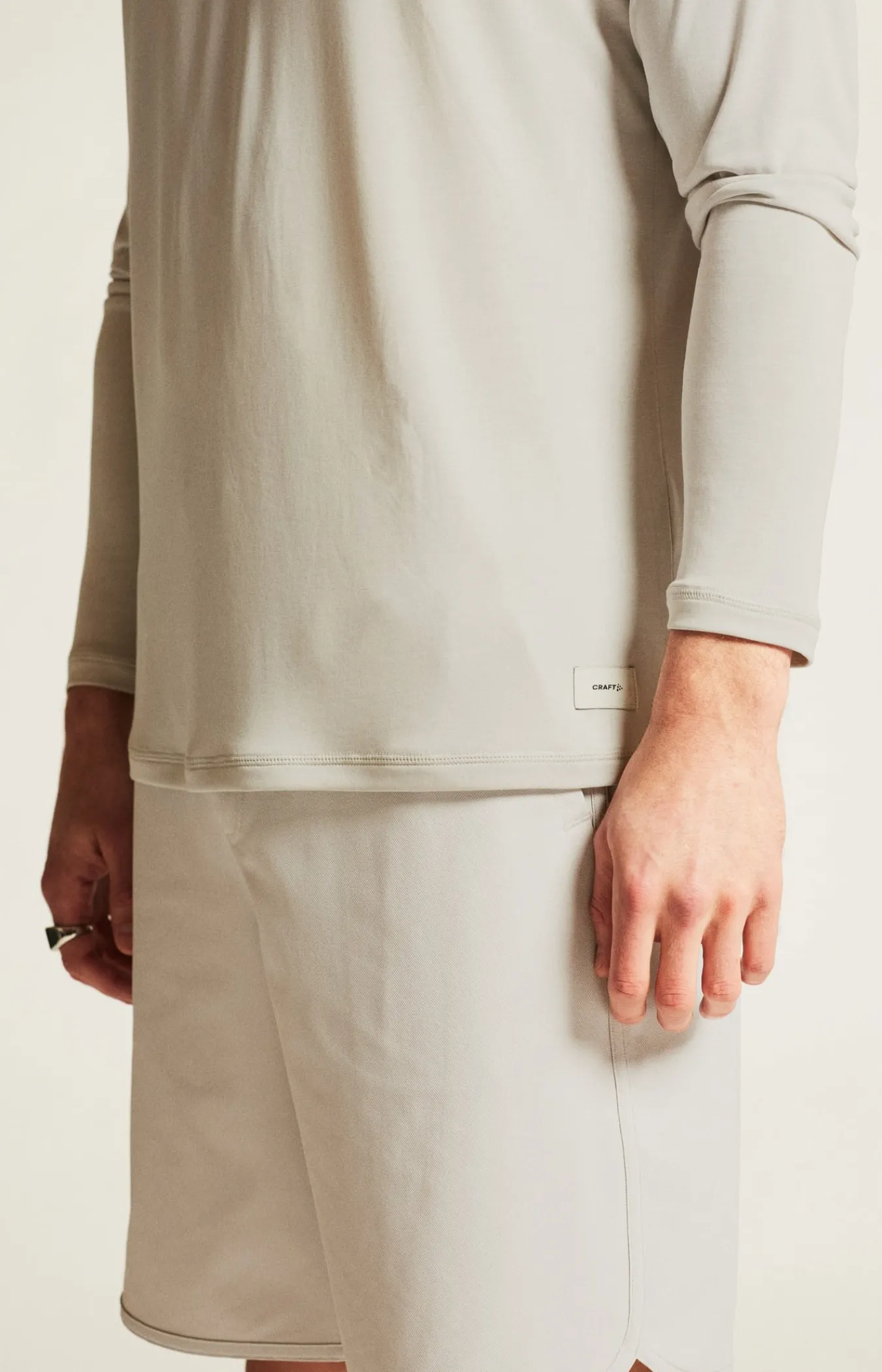 T-Skjorter & Singleter|Trening>Craft Sportswear Collective Bi-Blend Ls Tee M Cloud