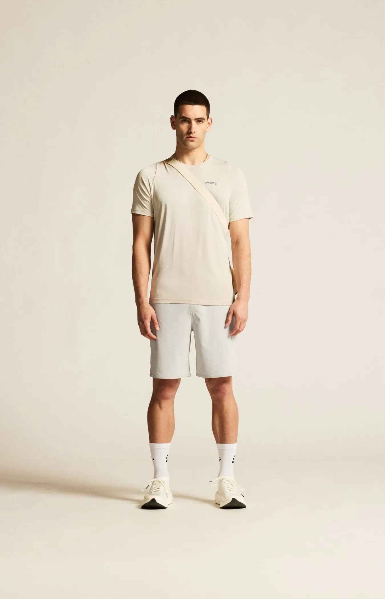 T-Skjorter & Singleter|Trening>Craft Sportswear Collective Bi-Blend Ss Tee M Plaster