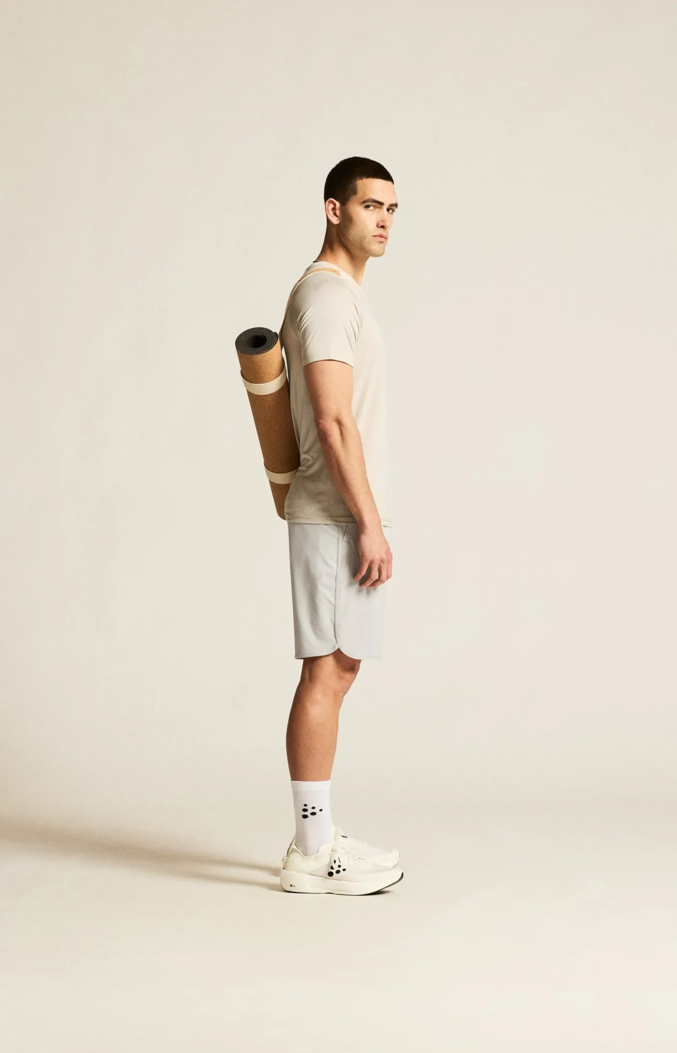 T-Skjorter & Singleter|Trening>Craft Sportswear Collective Bi-Blend Ss Tee M Plaster