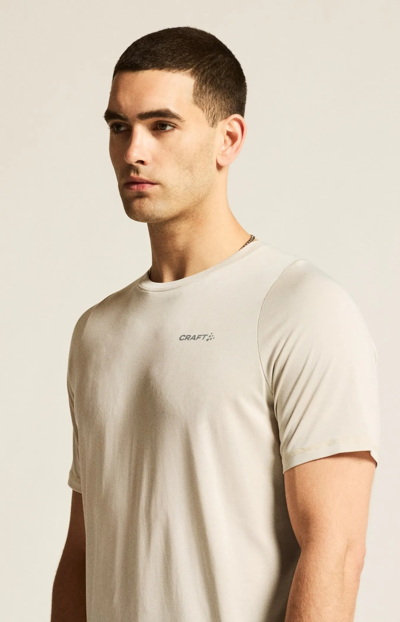T-Skjorter & Singleter|Trening>Craft Sportswear Collective Bi-Blend Ss Tee M Plaster