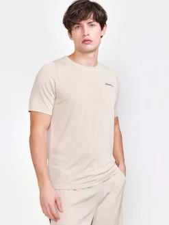 T-Skjorter & Singleter|Trening>Craft Sportswear Collective Bi-Blend Ss Tee M Ecru