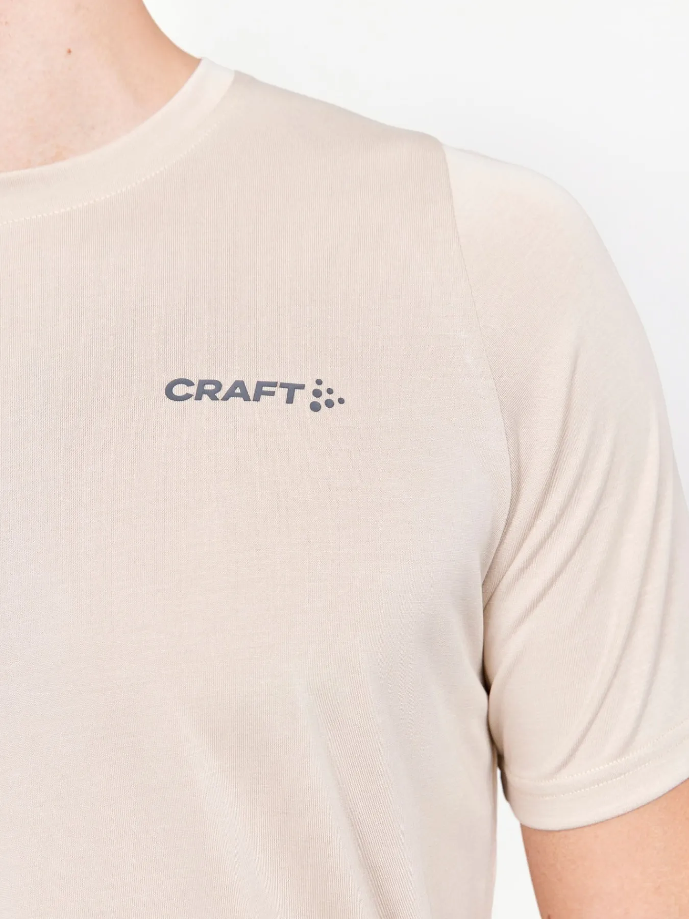 T-Skjorter & Singleter|Trening>Craft Sportswear Collective Bi-Blend Ss Tee M Ecru