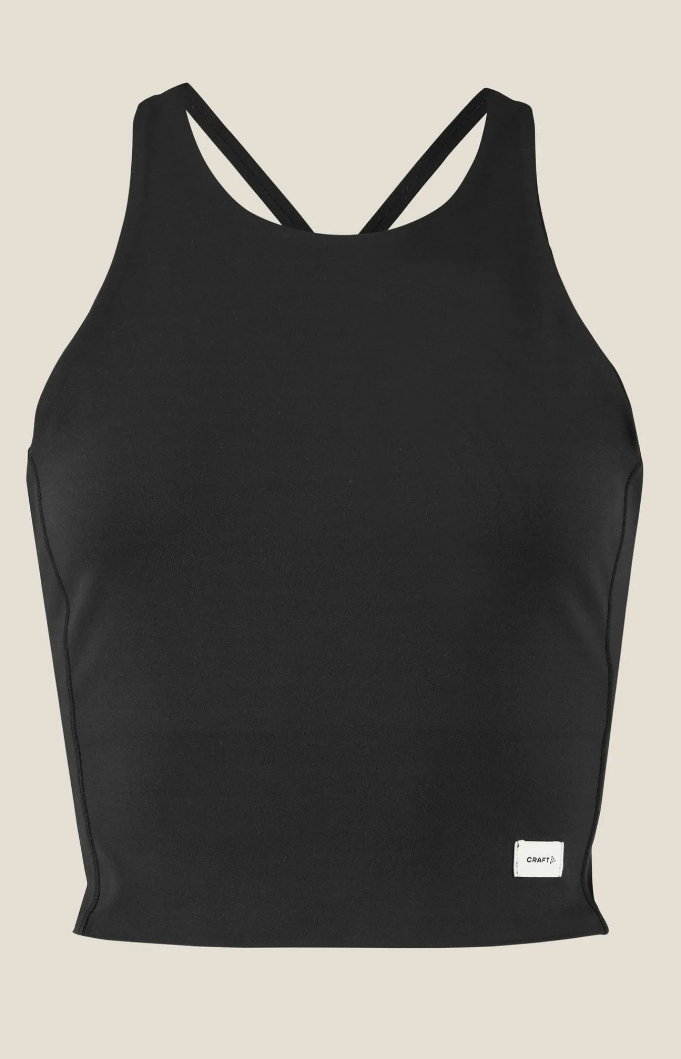 T-Skjorter & Singleter|Trening>Craft Sportswear Collective Cropped Singlet W Black