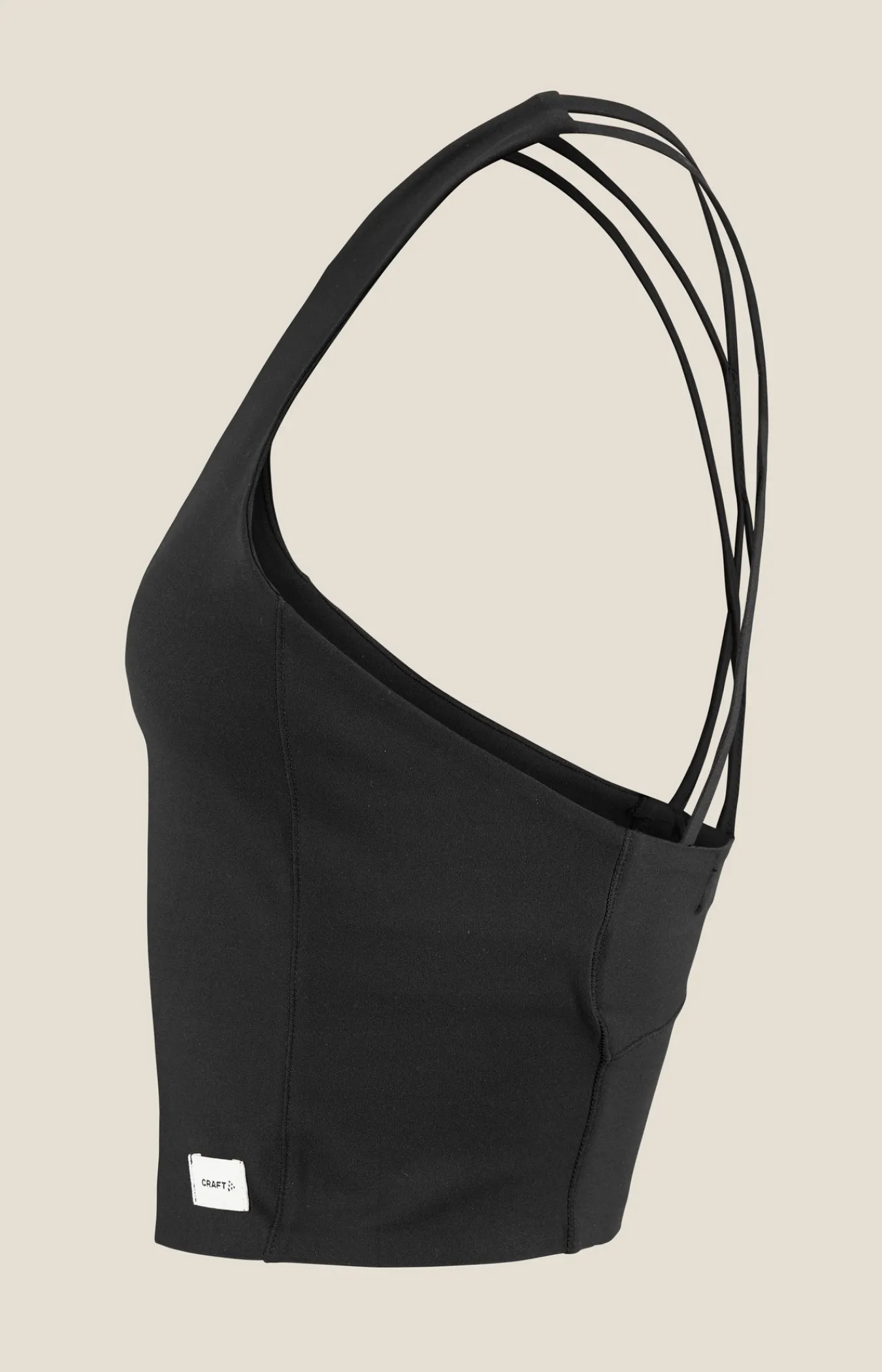 T-Skjorter & Singleter|Trening>Craft Sportswear Collective Cropped Singlet W Black