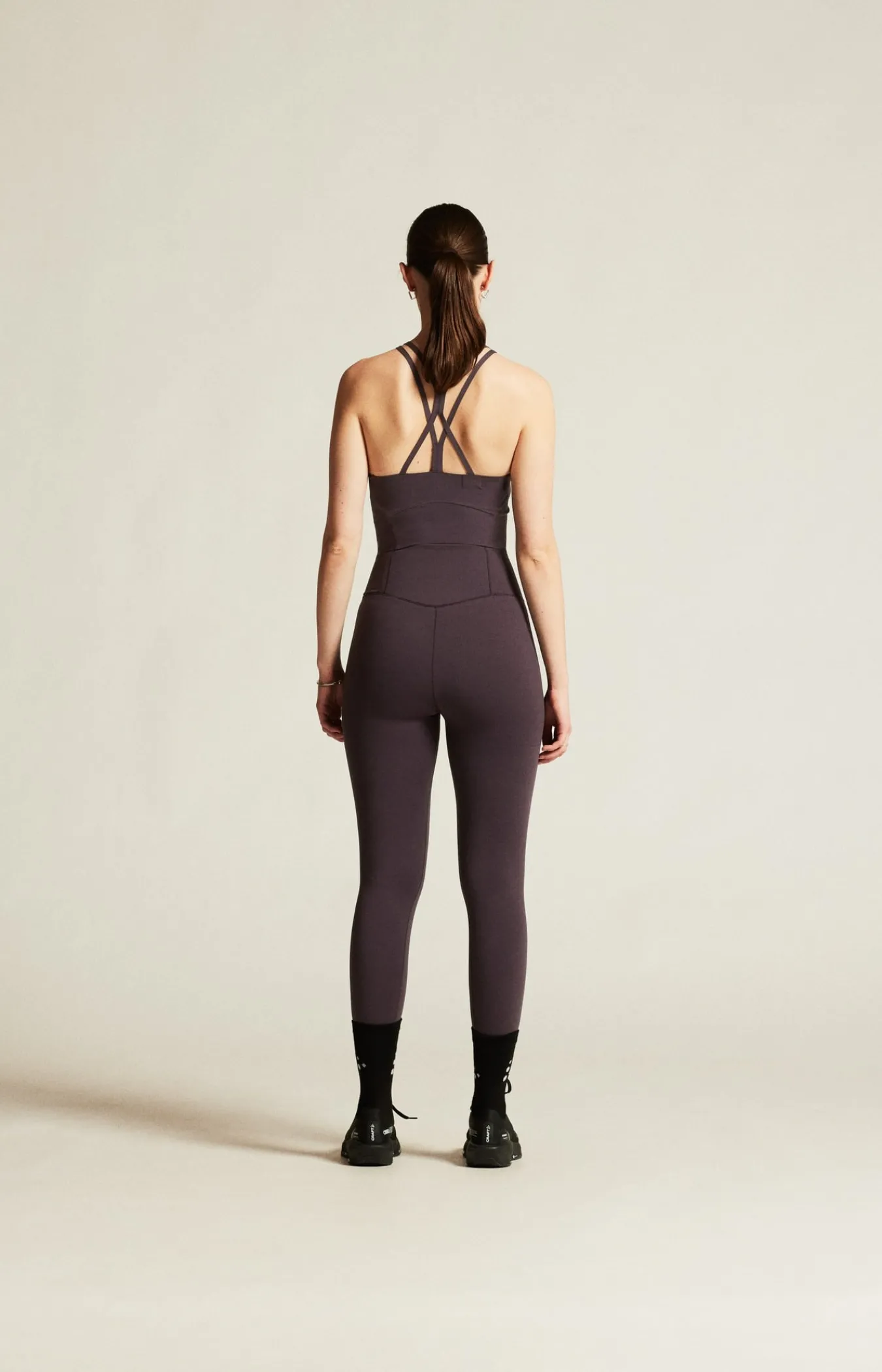 T-Skjorter & Singleter|Trening>Craft Sportswear Collective Cropped Singlet W Dk Plum