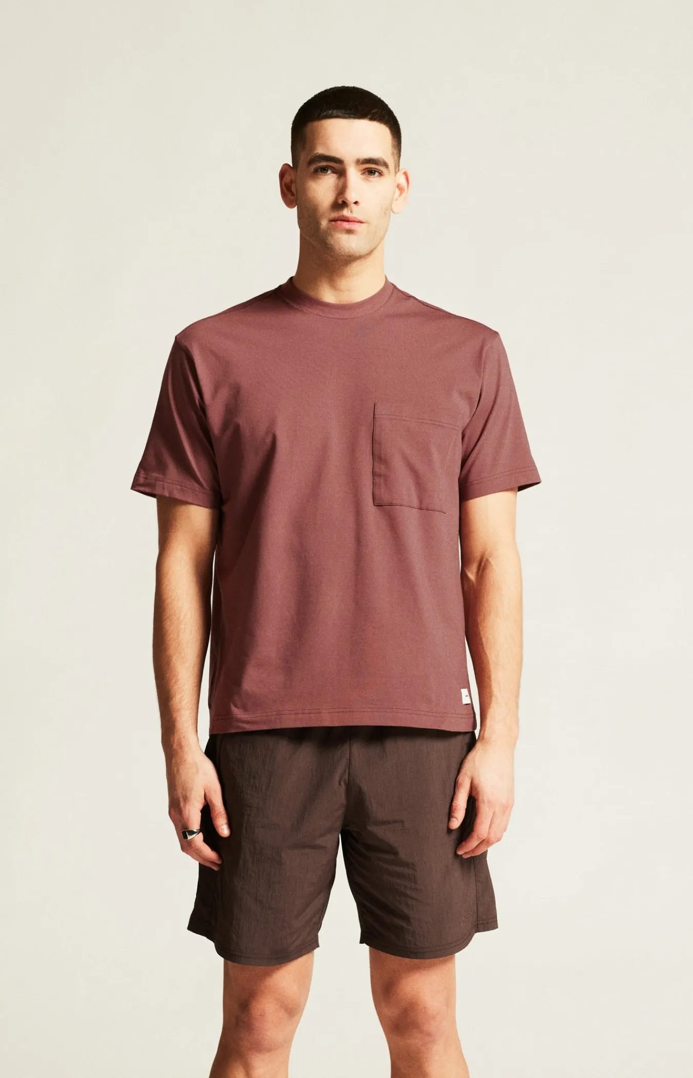 T-Skjorter & Singleter|Trening>Craft Sportswear Collective Relaxed Ss Tee M Rose Brown