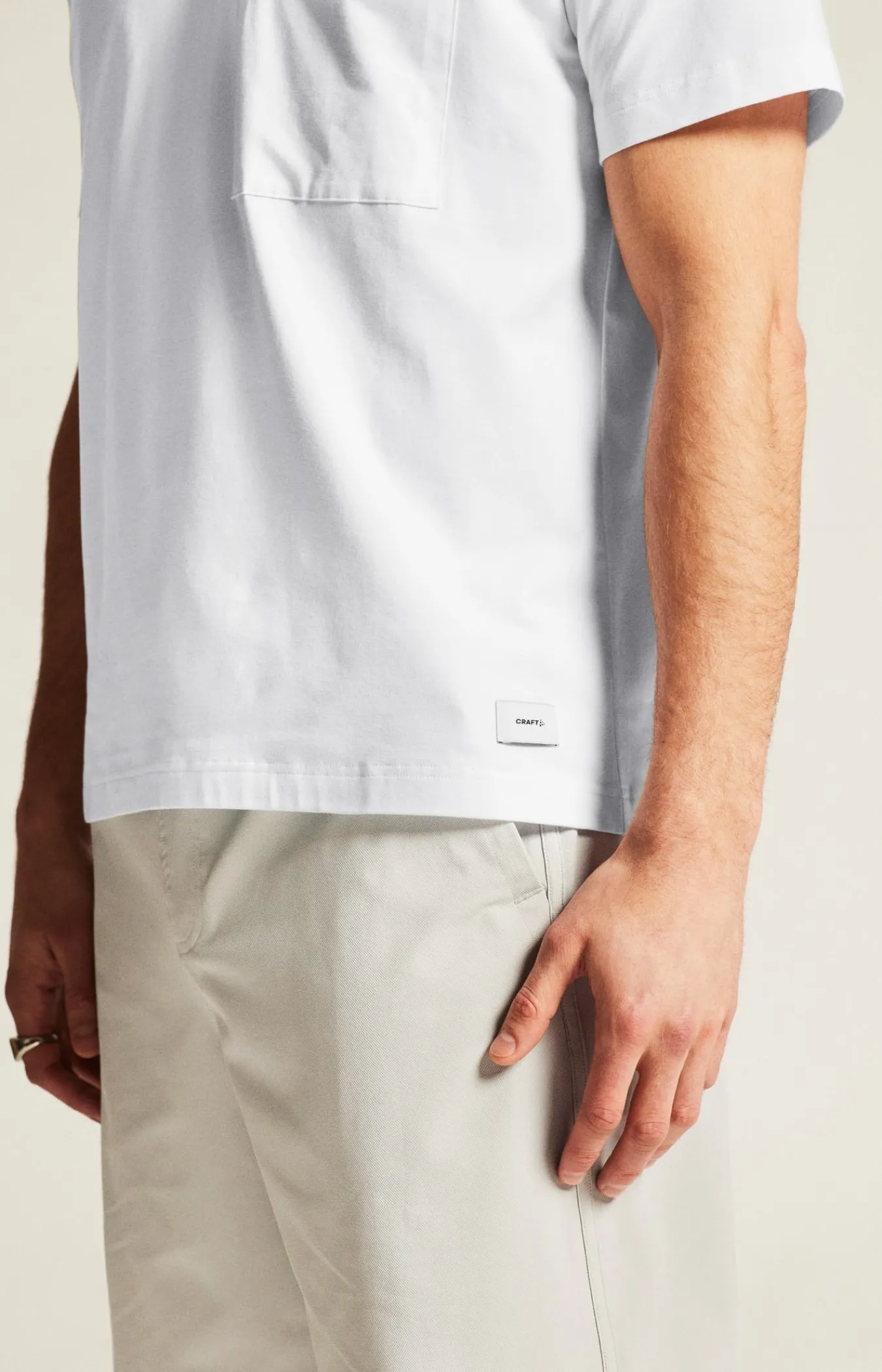 T-Skjorter & Singleter|Trening>Craft Sportswear Collective Relaxed Ss Tee M White