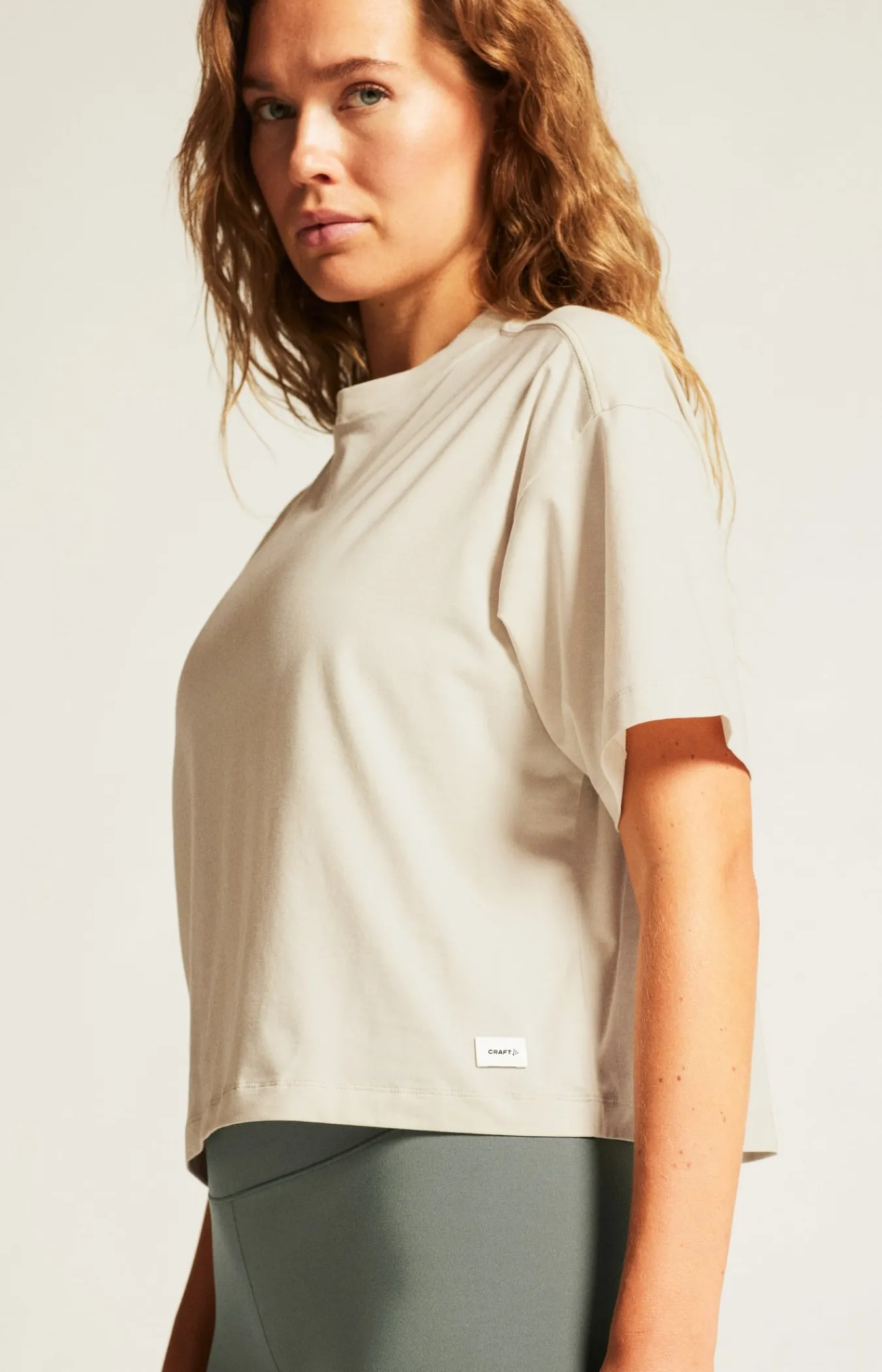 T-Skjorter & Singleter|Trening>Craft Sportswear Collective Relaxed Ss Tee W Plaster