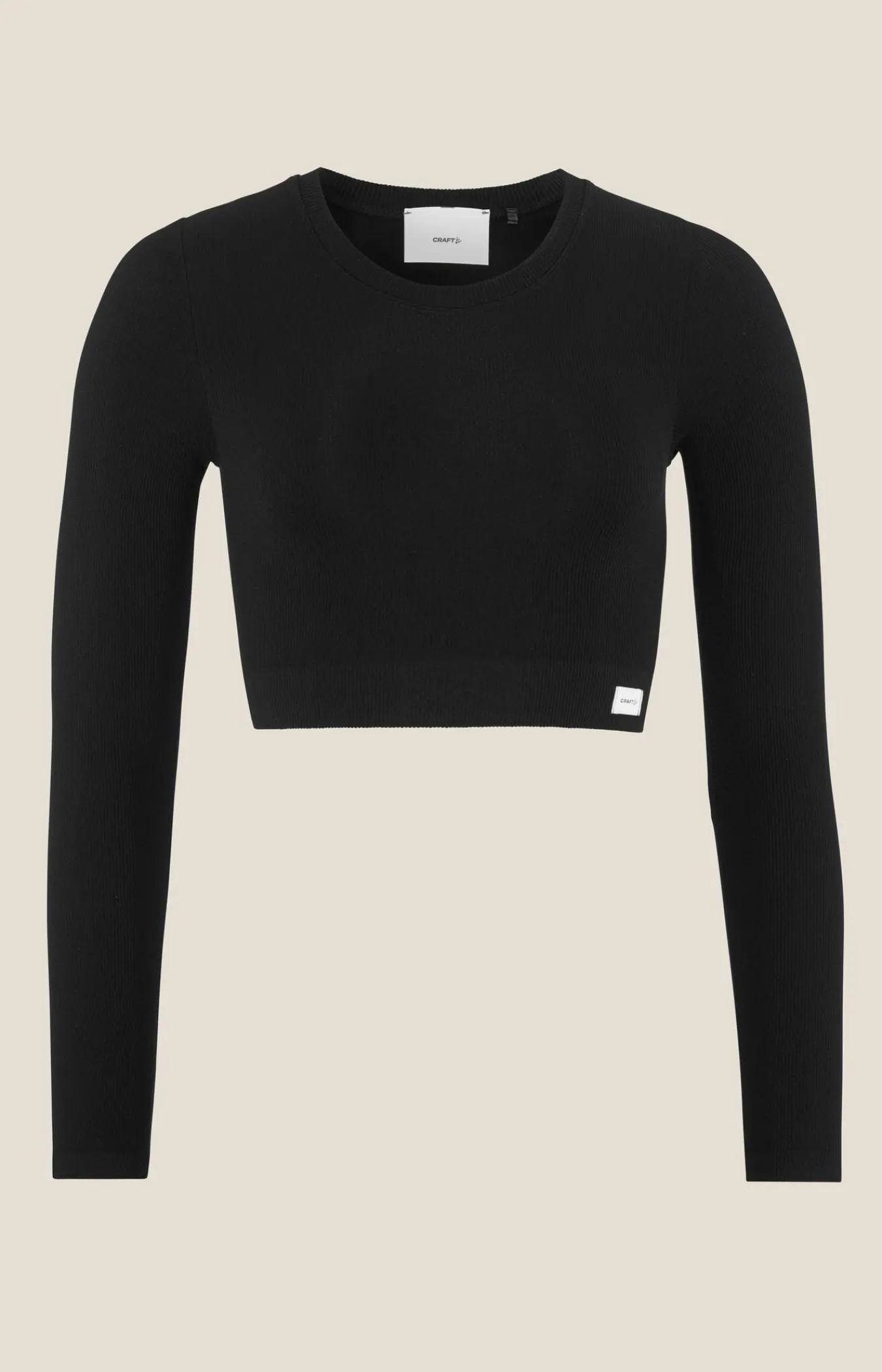 Gensere|Trening>Craft Sportswear Collective Rib Cropped Ls Top W Black
