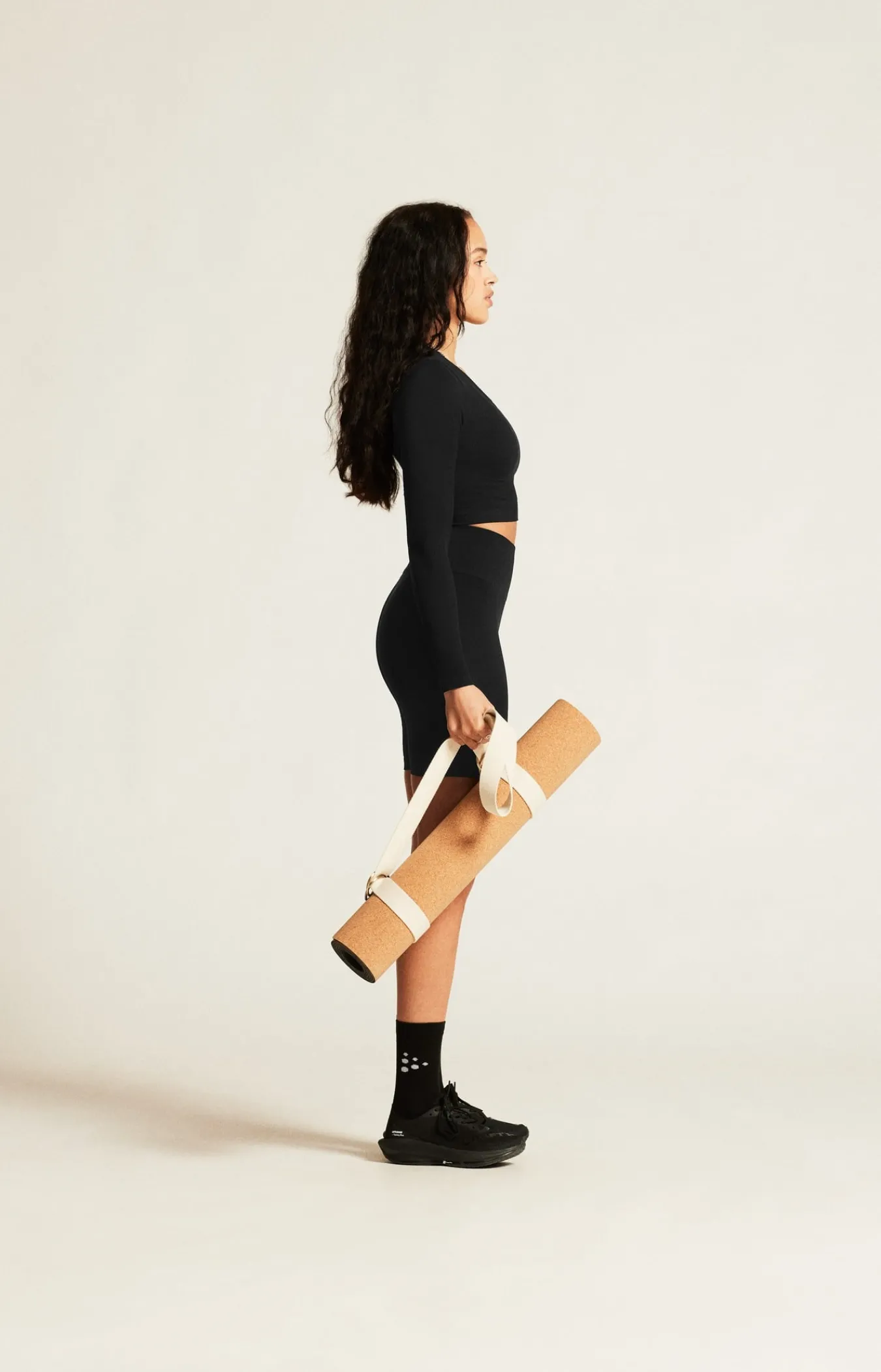 Gensere|Trening>Craft Sportswear Collective Rib Cropped Ls Top W Black