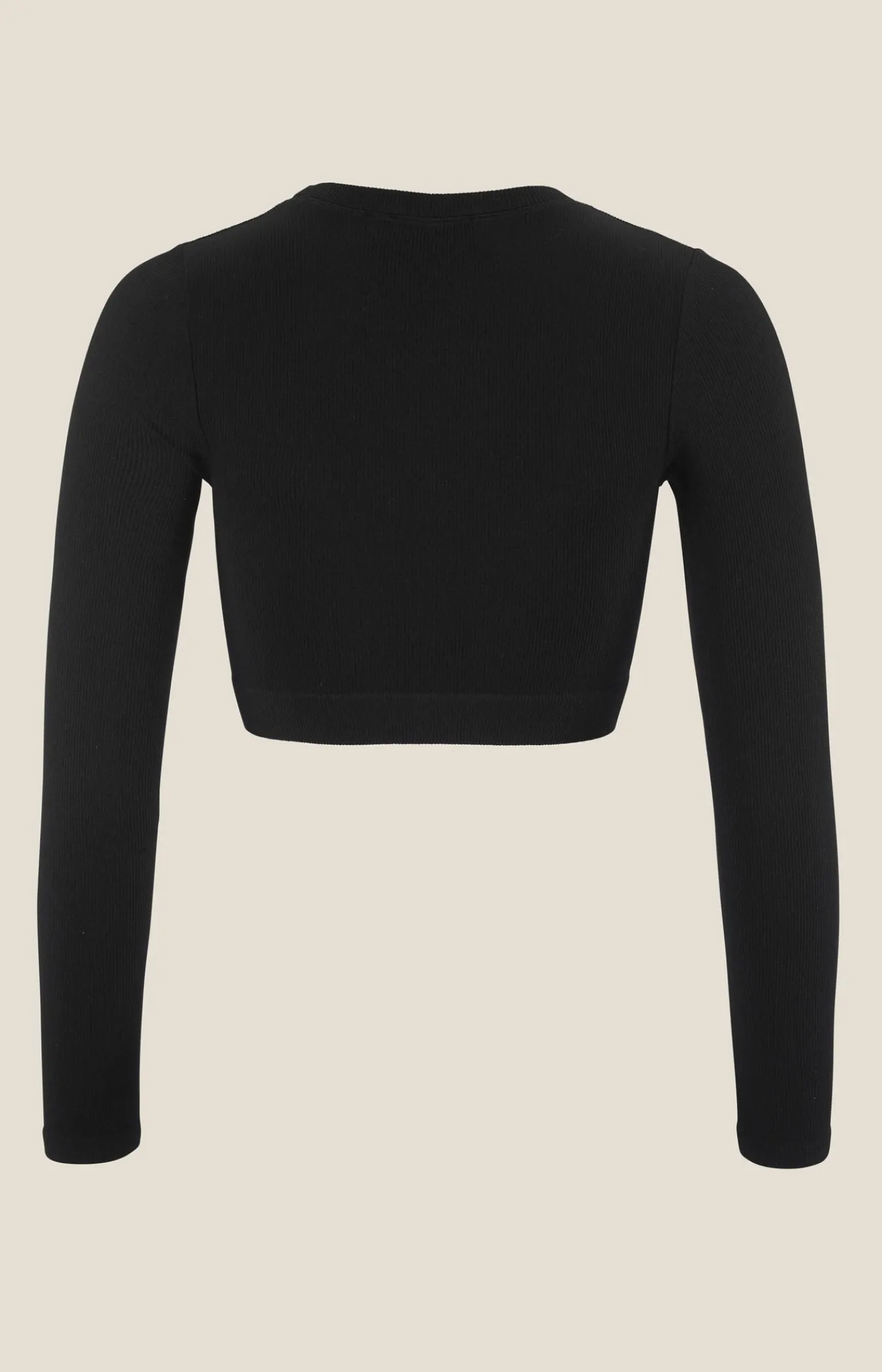 Gensere|Trening>Craft Sportswear Collective Rib Cropped Ls Top W Black