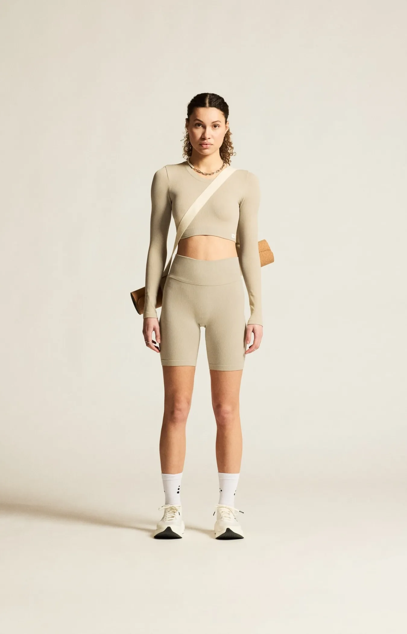 Gensere|Trening>Craft Sportswear Collective Rib Cropped Ls Top W Hay