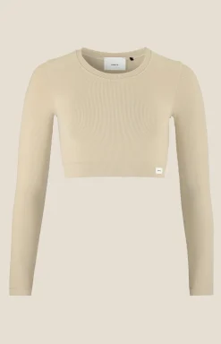 Gensere|Trening>Craft Sportswear Collective Rib Cropped Ls Top W Hay