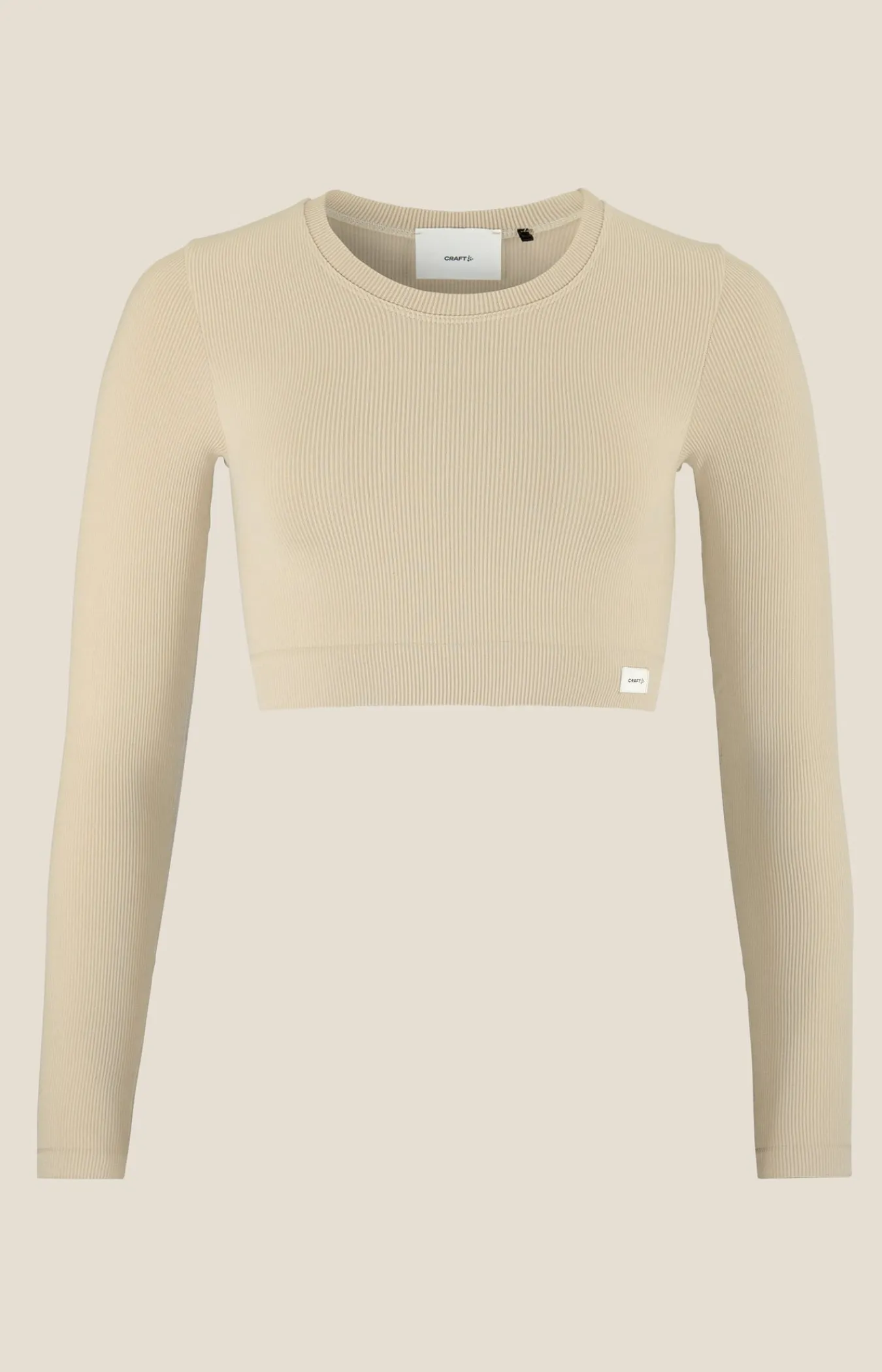 Gensere|Trening>Craft Sportswear Collective Rib Cropped Ls Top W Hay