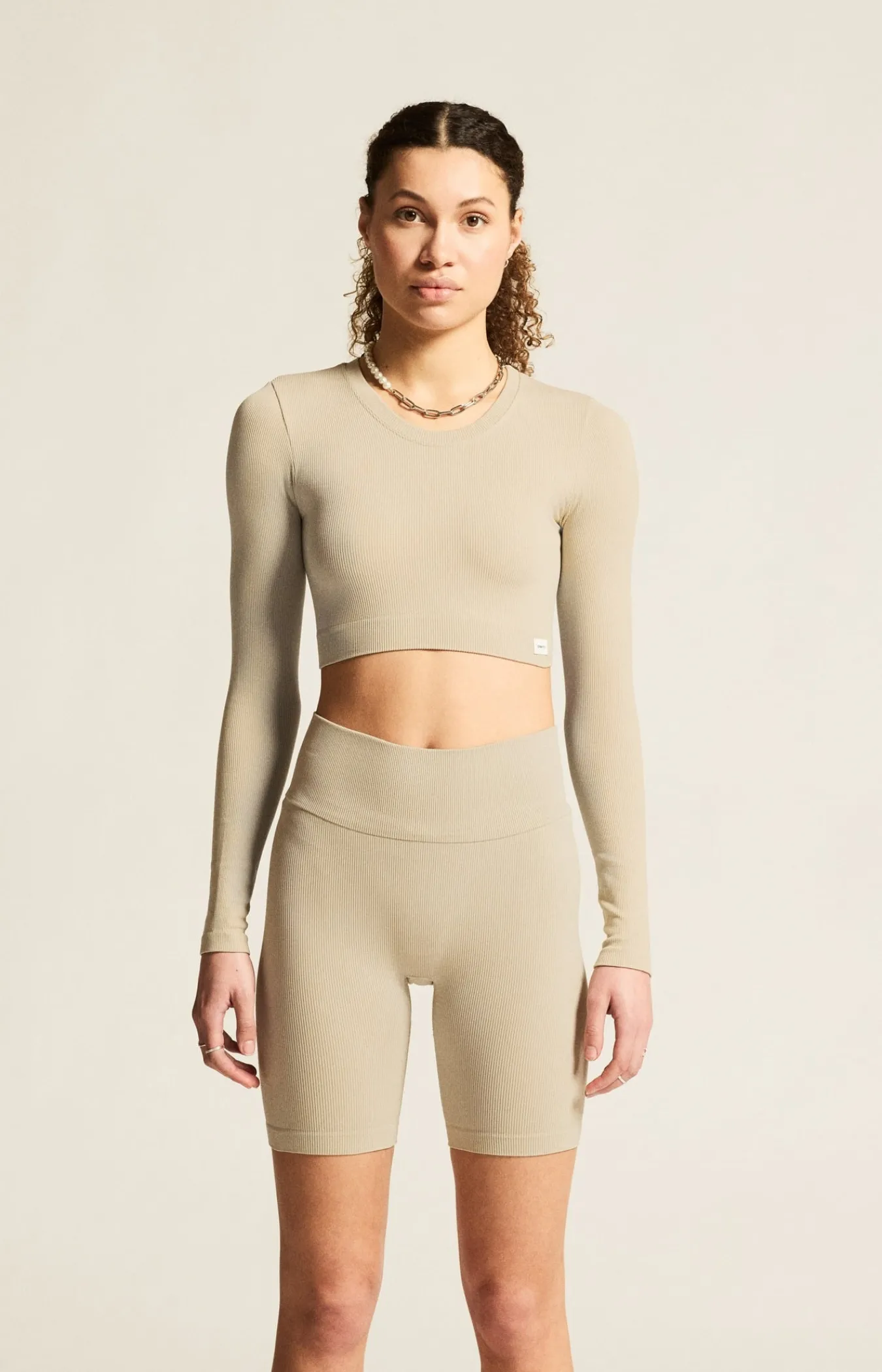 Gensere|Trening>Craft Sportswear Collective Rib Cropped Ls Top W Hay
