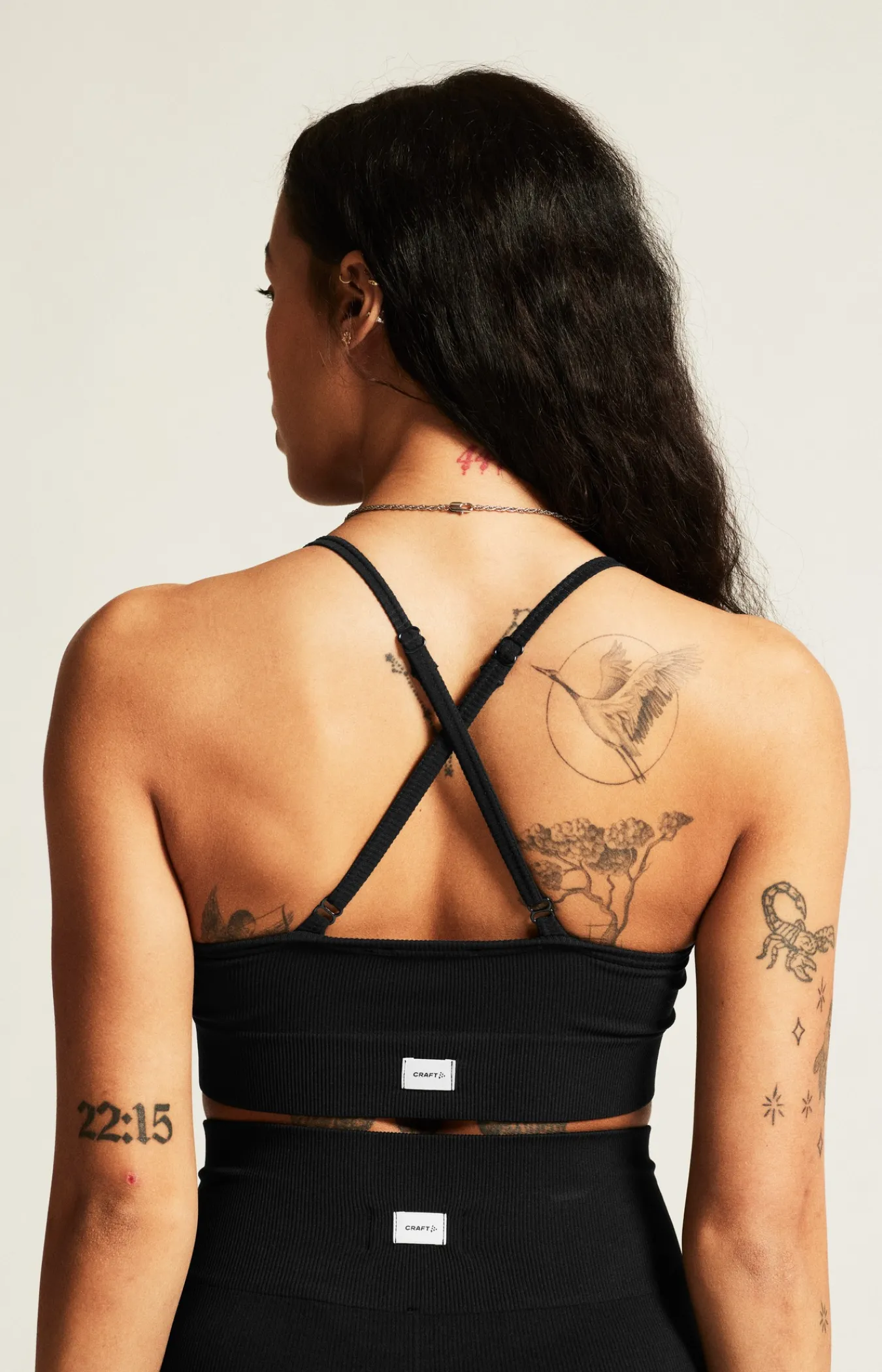 Undertøy|Trening>Craft Sportswear Collective Rib Strap Sports Bra W Black