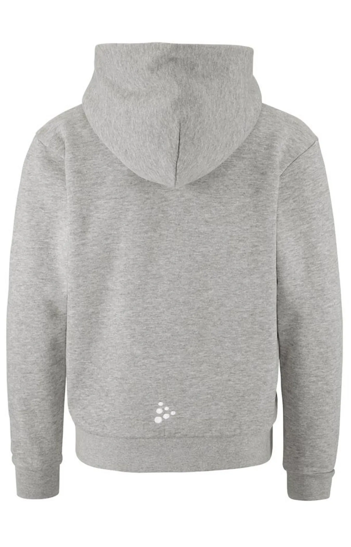 Gensere>Craft Sportswear Community 2.0 Logo Fz Hoodie Jr Grey melange