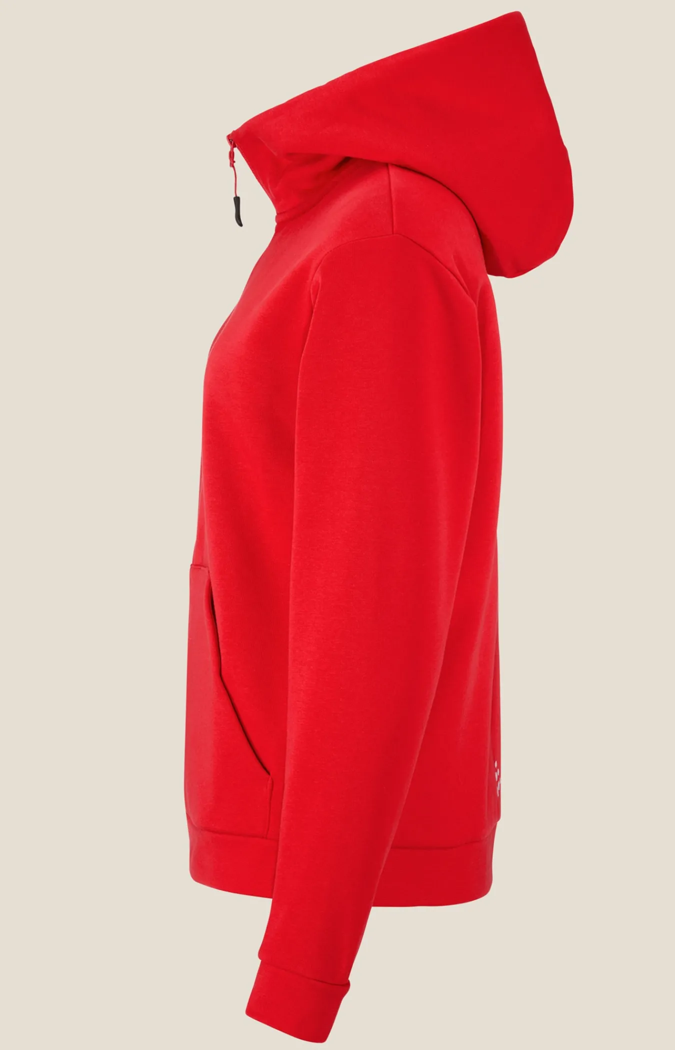 Gensere>Craft Sportswear Community 2.0 Logo Fz Hoodie W Bright red