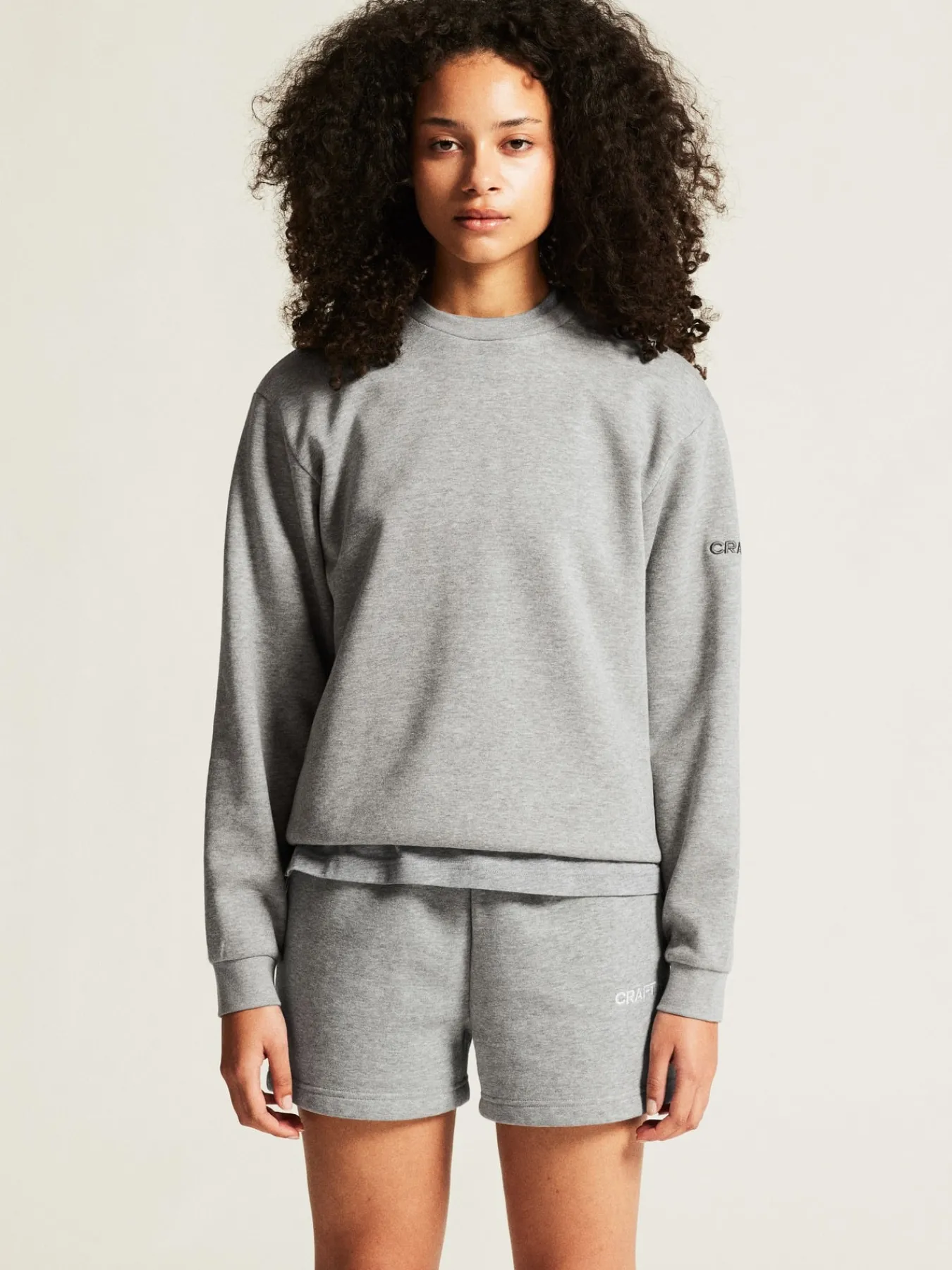 Gensere>Craft Sportswear Community 2.0 R Neck W Grey melange